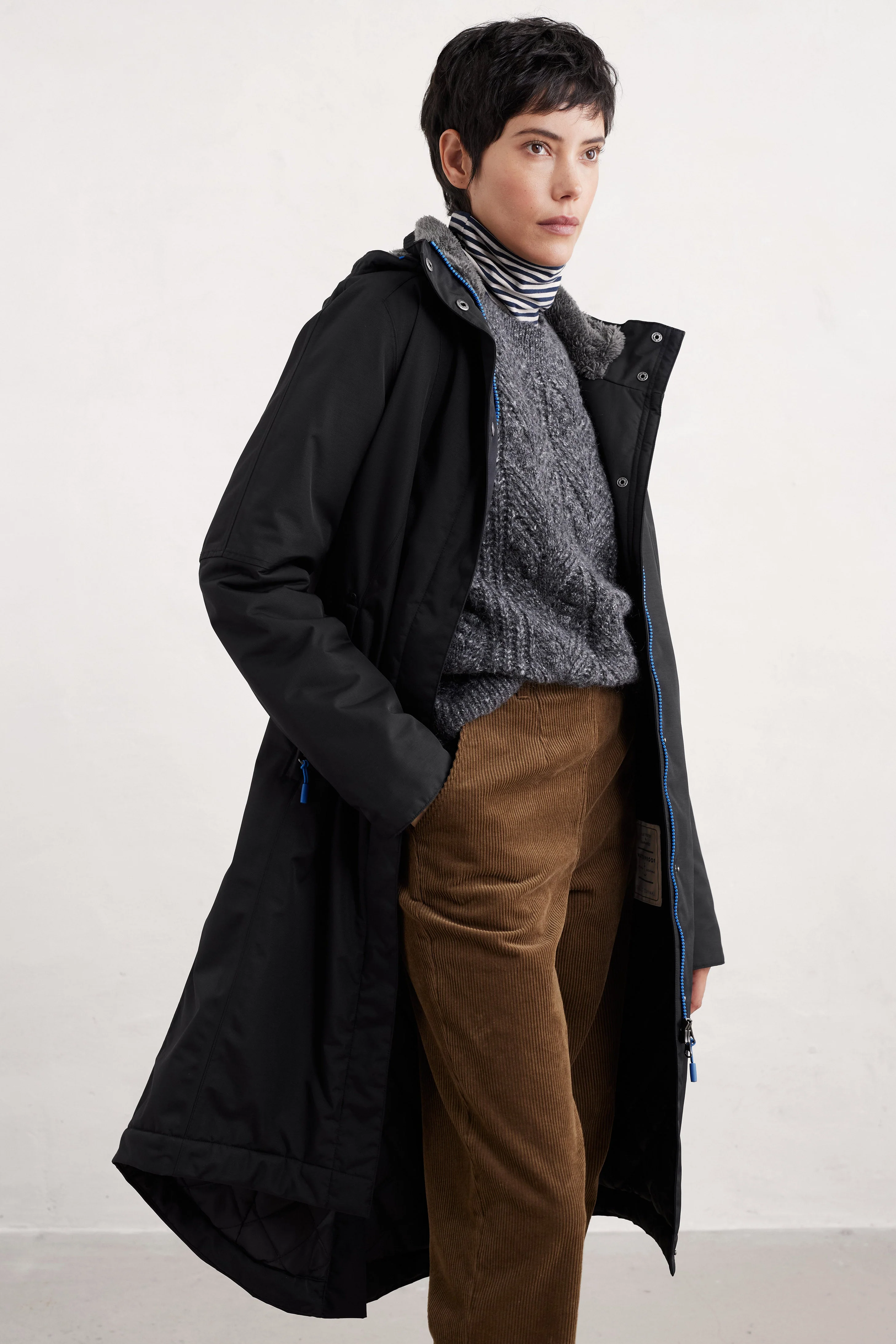 Janelle Waterproof Coat - Black - Image 4