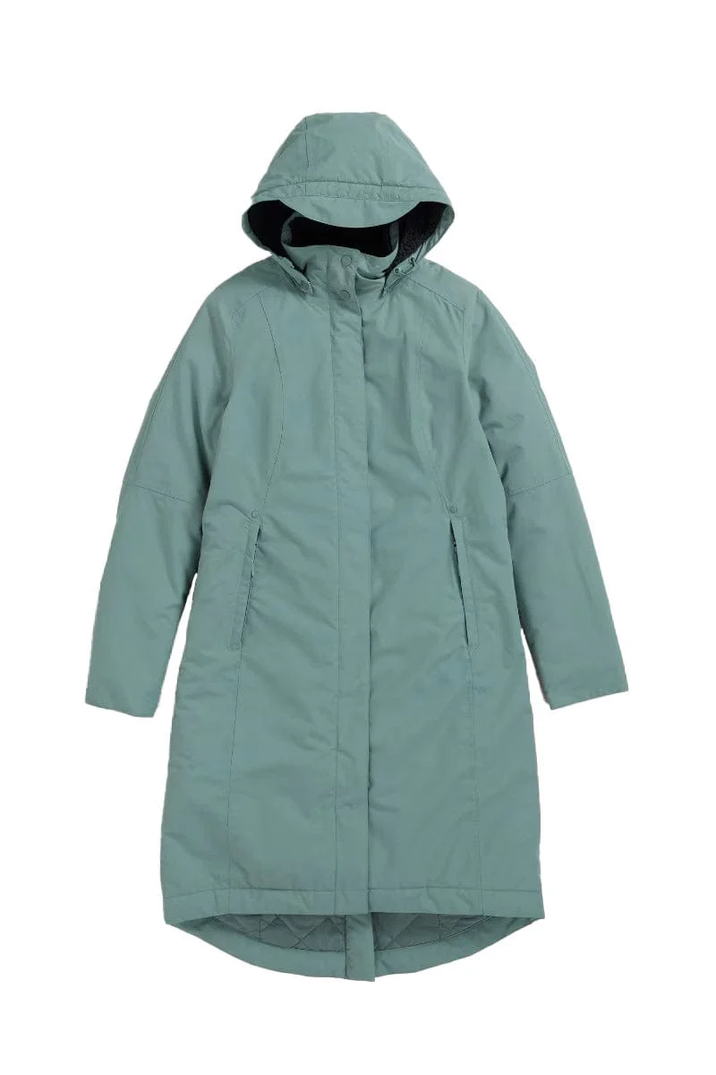 Janelle Waterproof Raincoat Coat - Lichen