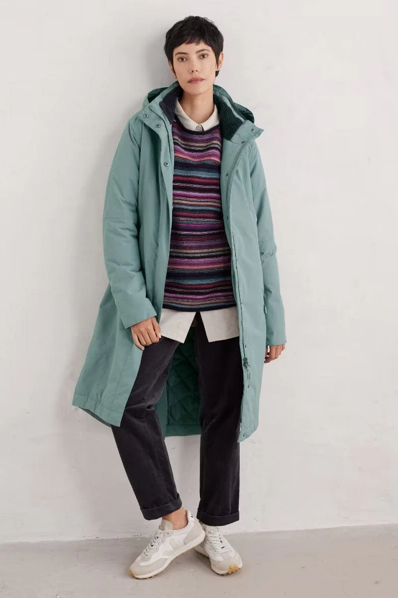 Janelle Waterproof Raincoat Coat - Lichen - Image 2