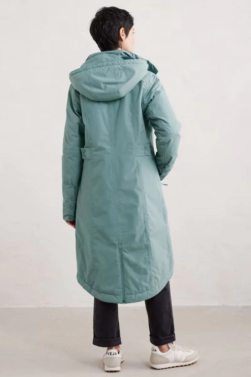 Janelle Waterproof Raincoat Coat - Lichen - Image 3