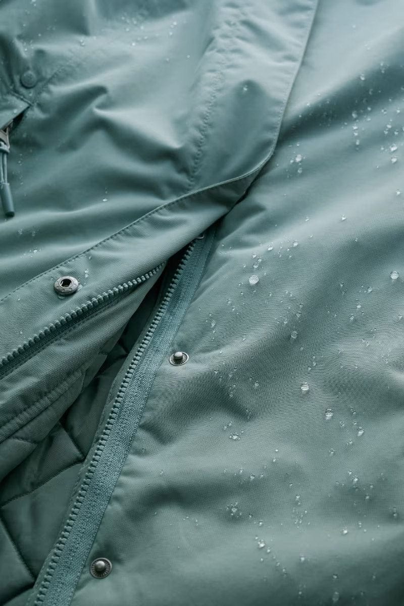 Janelle Waterproof Raincoat Coat - Lichen - Image 6
