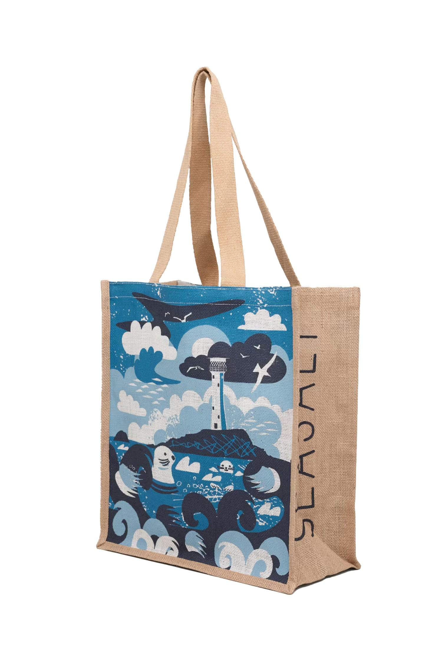 Jute Shopper - Seals at Sennen Seashore