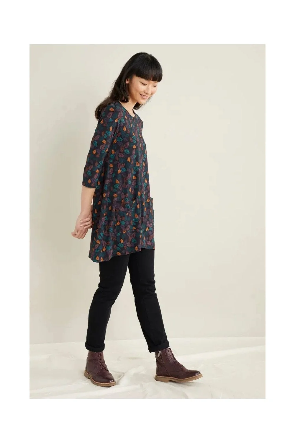 Killiow Tunic - Slate Leaves Onyx - Image 3
