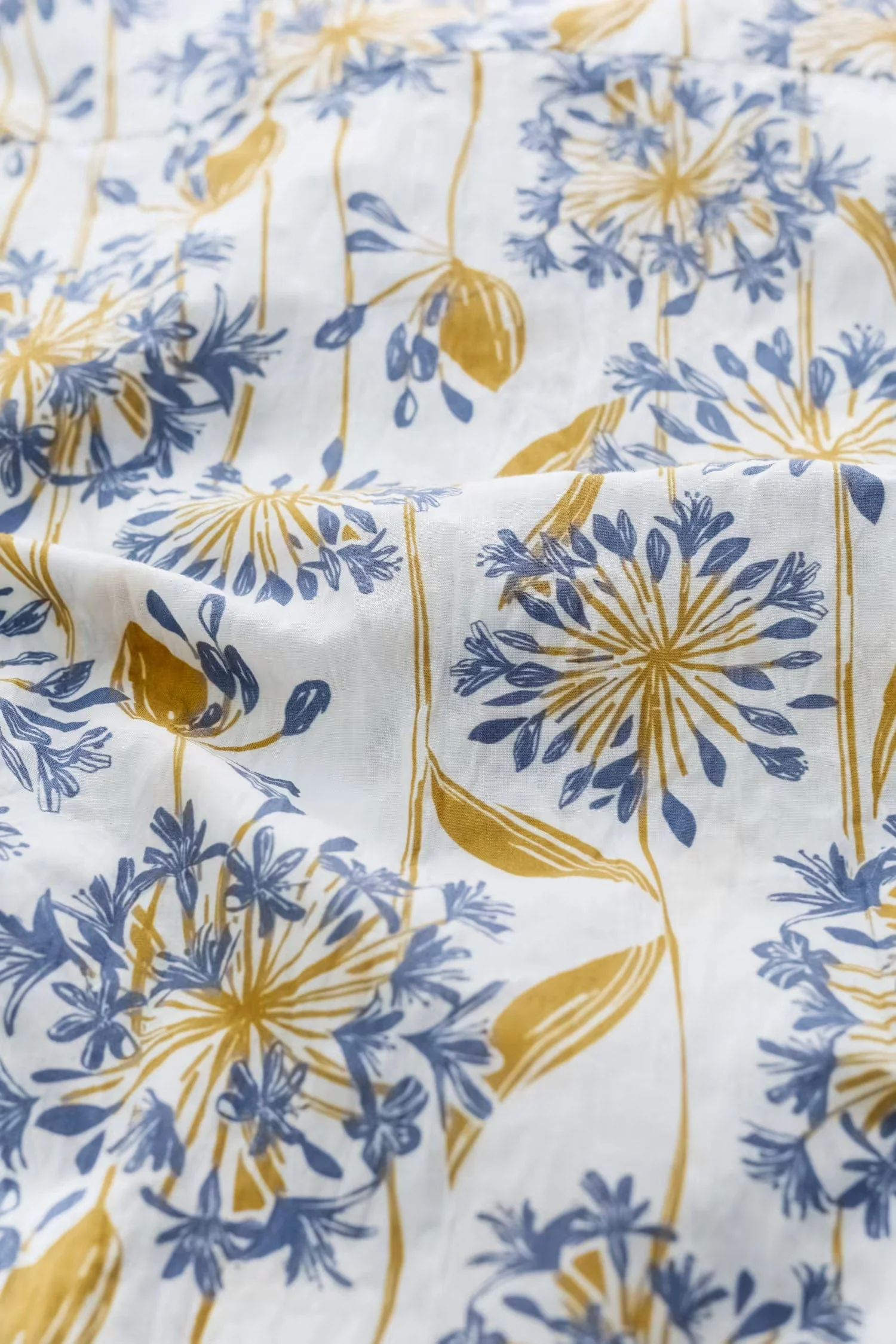 Larissa Organic Cotton Shirt - Agapanthus Lino Chalk - Image 4