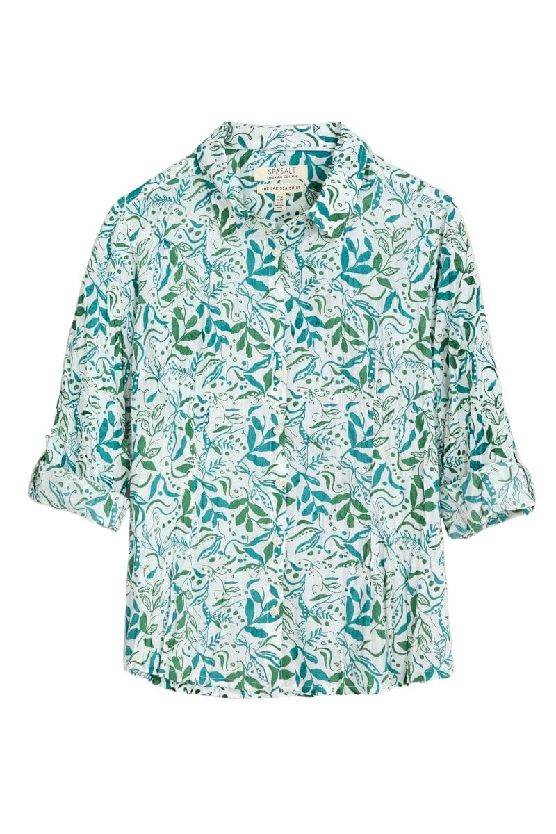 Larissa Organic Cotton Shirt - Wandering Peas Chalk