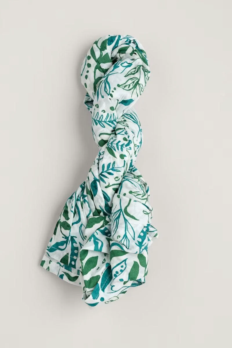 Larissa Organic Cotton Shirt - Wandering Peas Chalk - Image 5