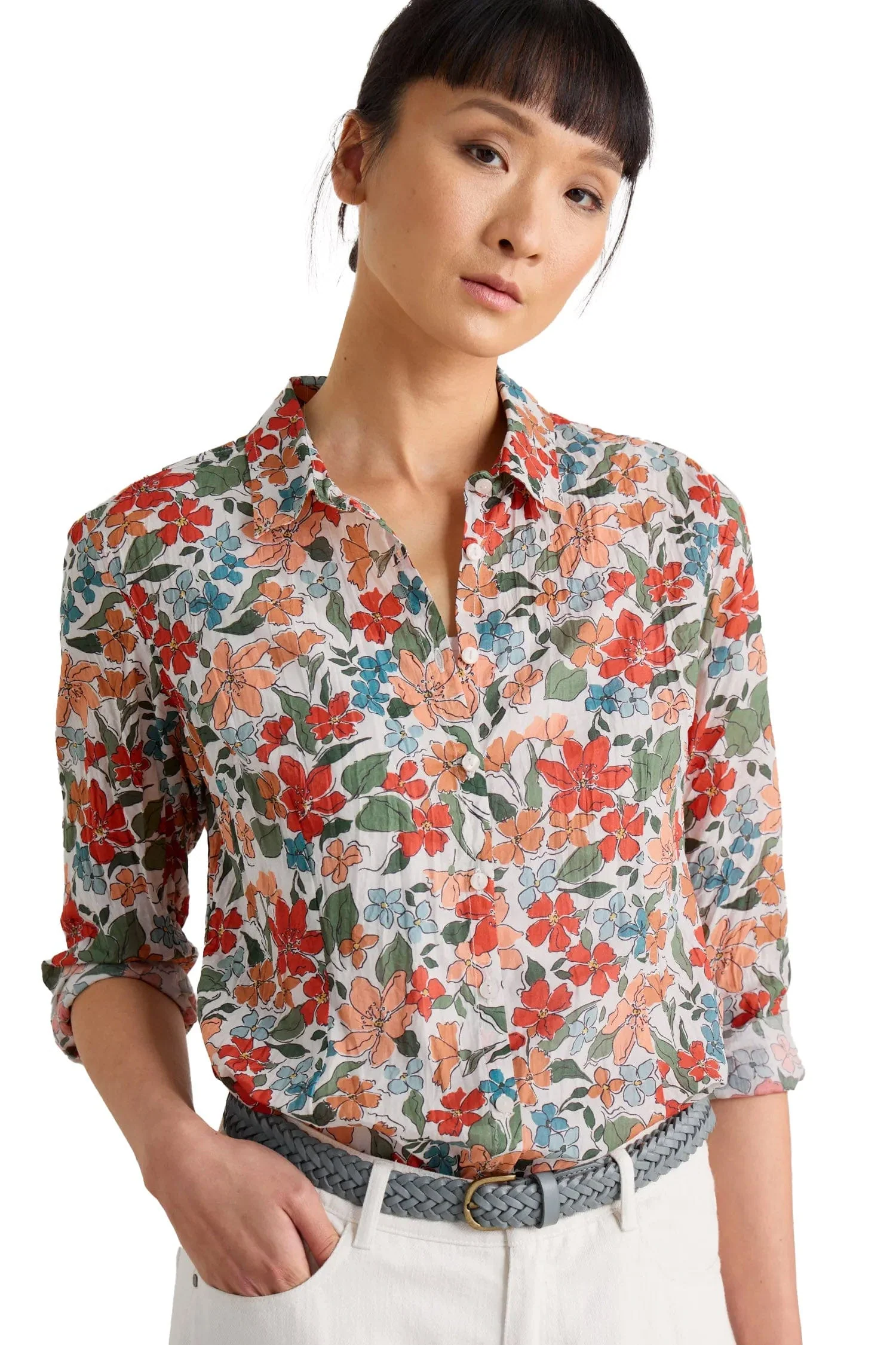 Larissa Shirt - Anemone Vintage Chalk