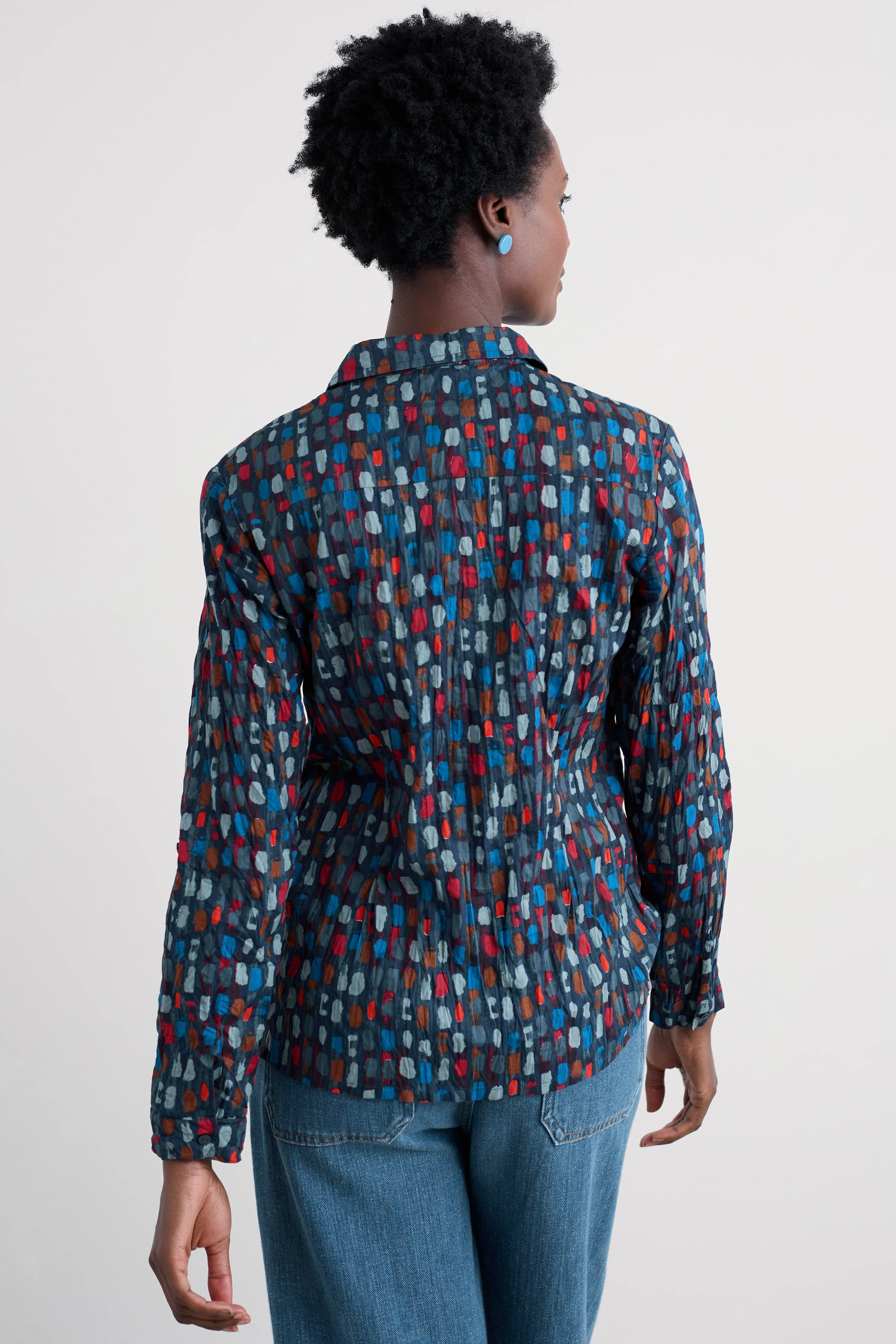 Larissa Shirt - Dye Strokes Dark Lugger - Image 3