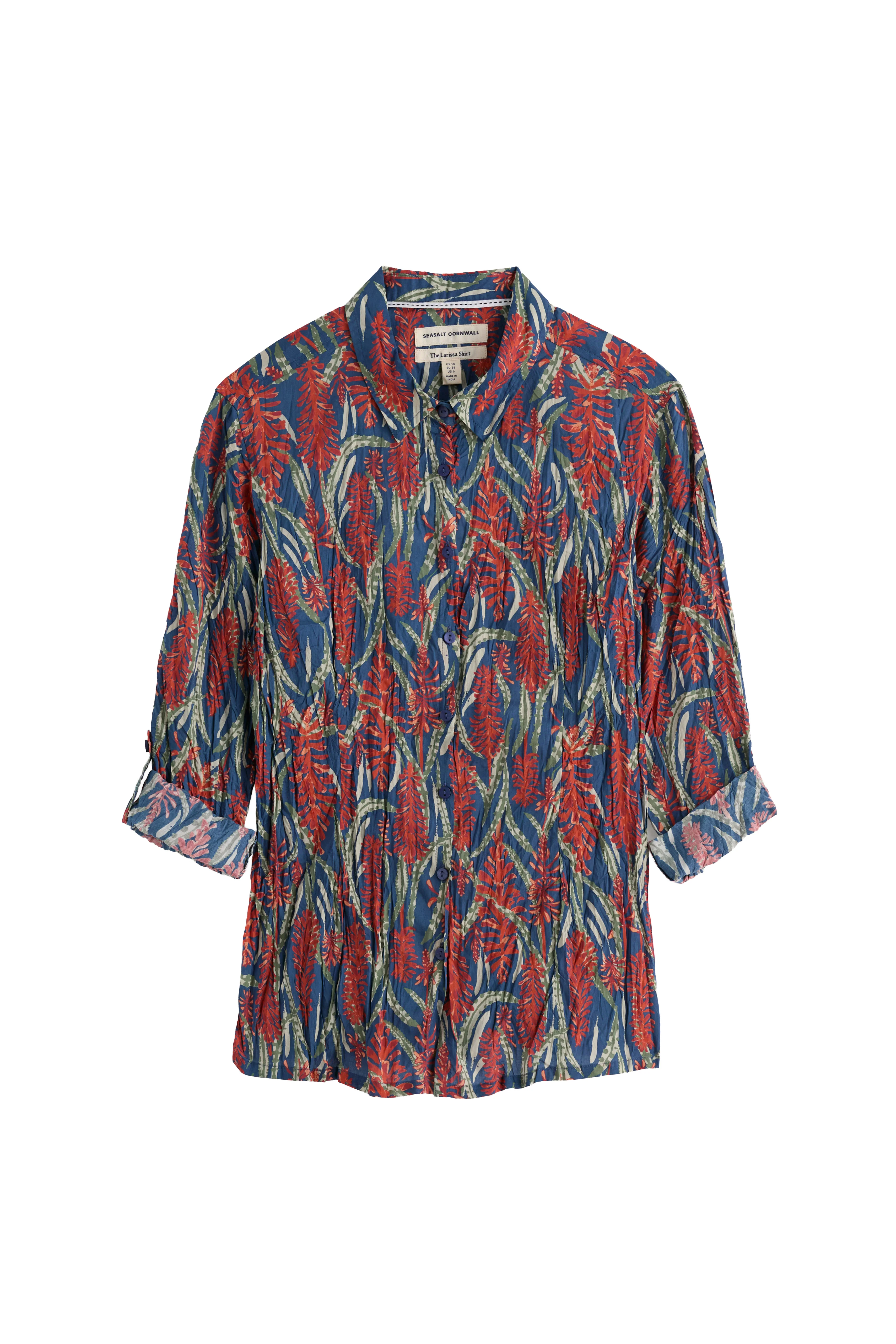 Larissa Shirt - Red Hot Poker Dusk