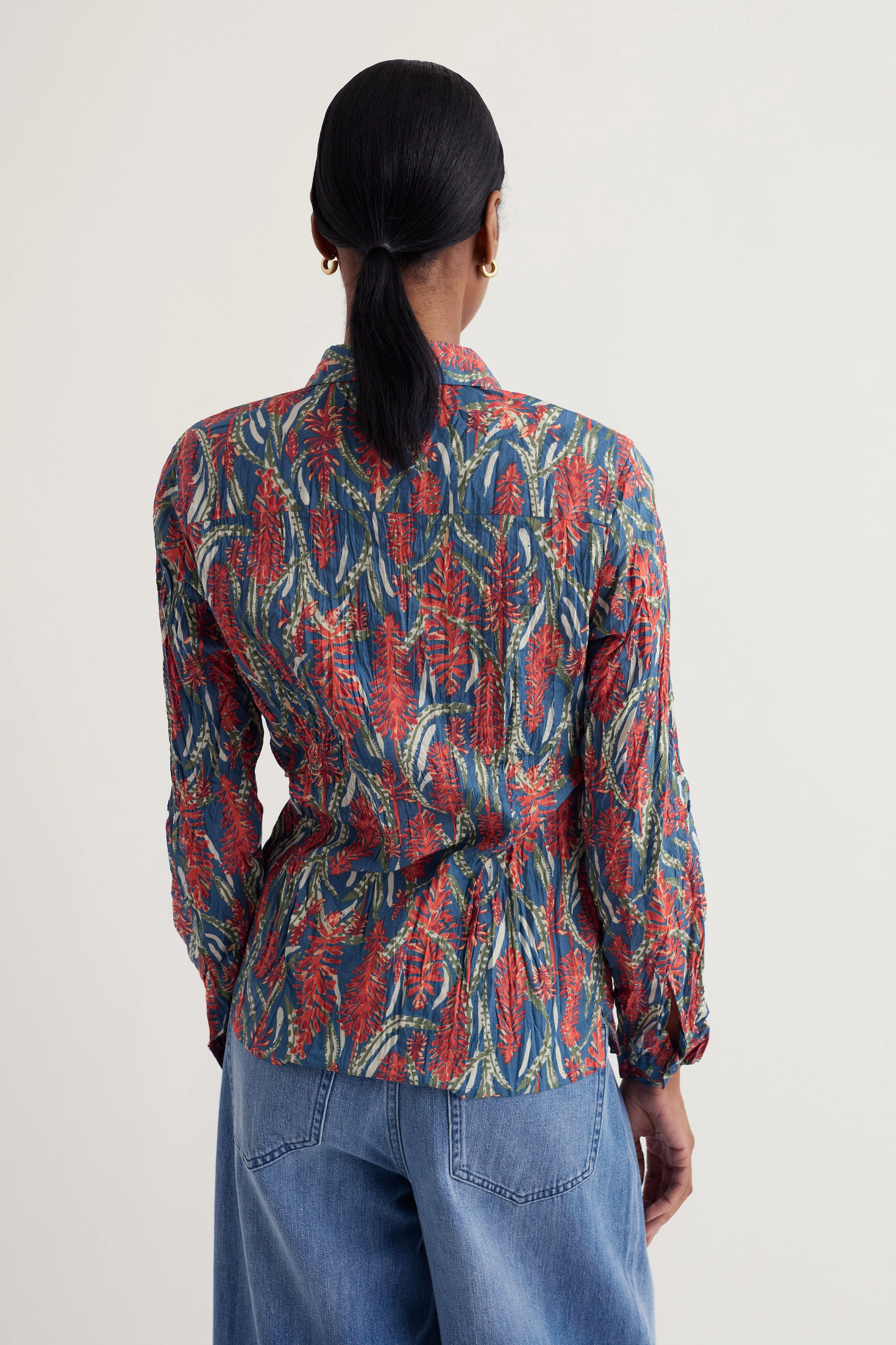 Larissa Shirt - Red Hot Poker Dusk - Image 4