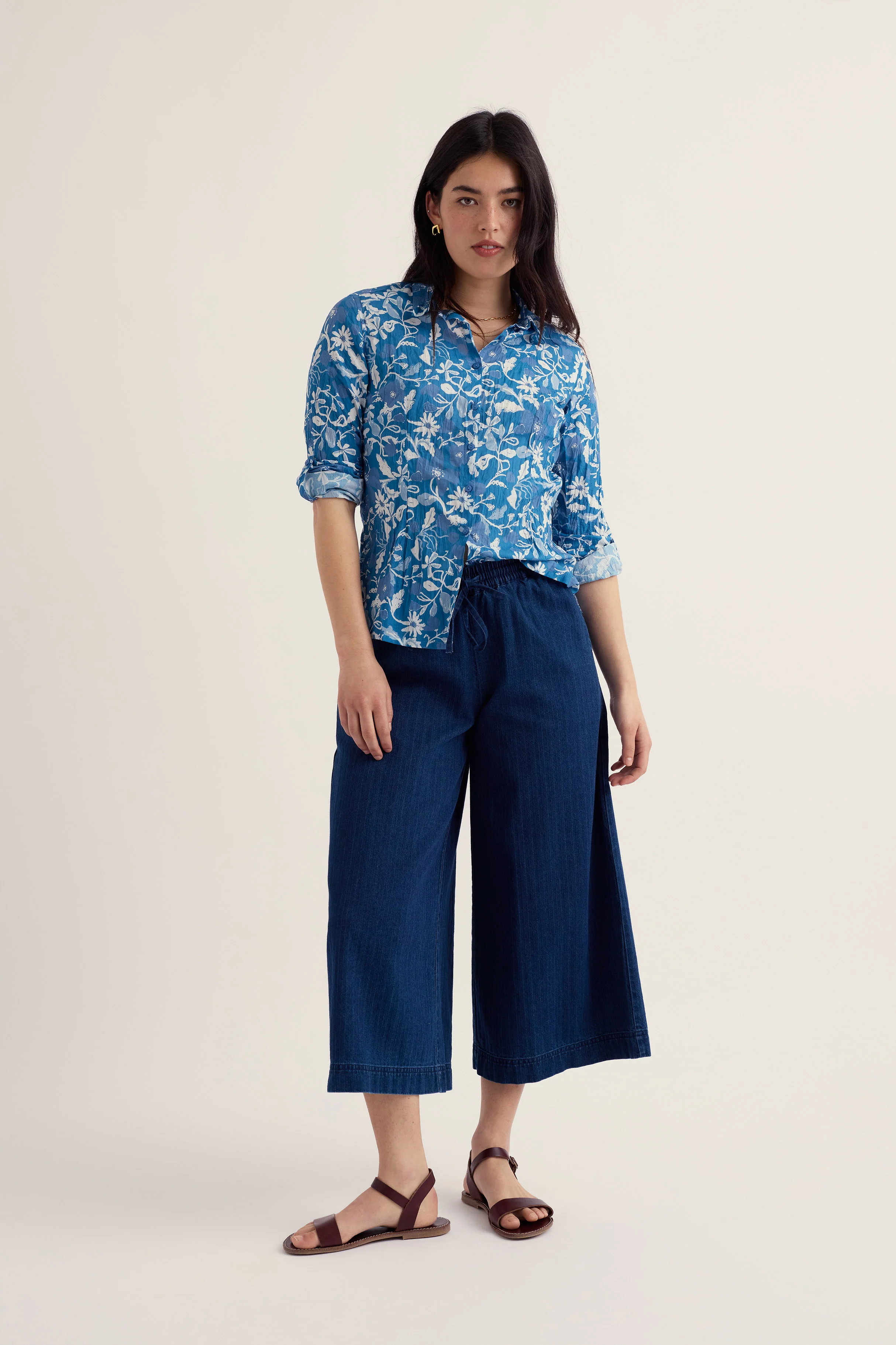 Larissa Shirt - Winding Meadow Sailboats - Image 3
