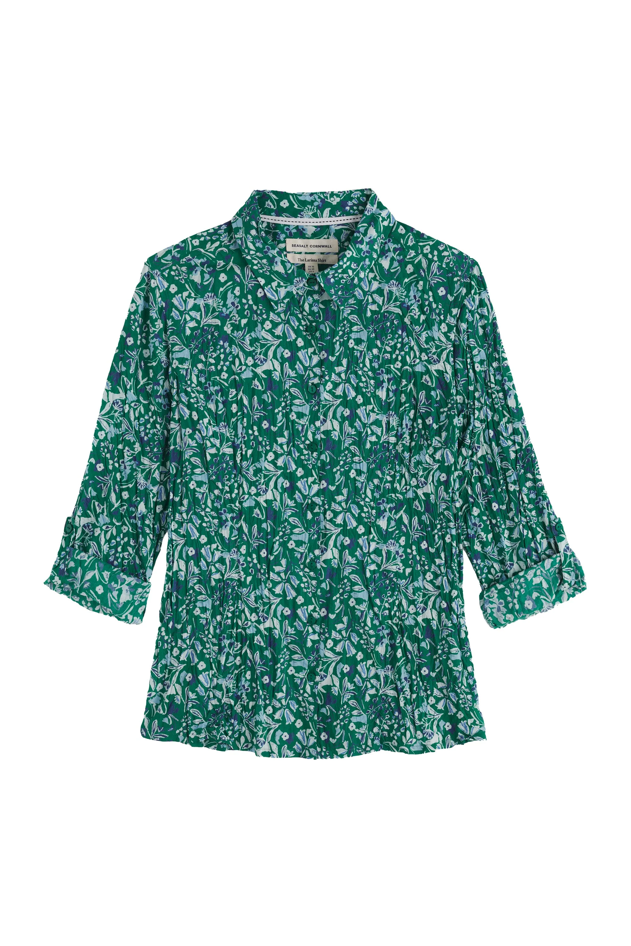 Larissa Shirt - Woodland Floral Dark Stem