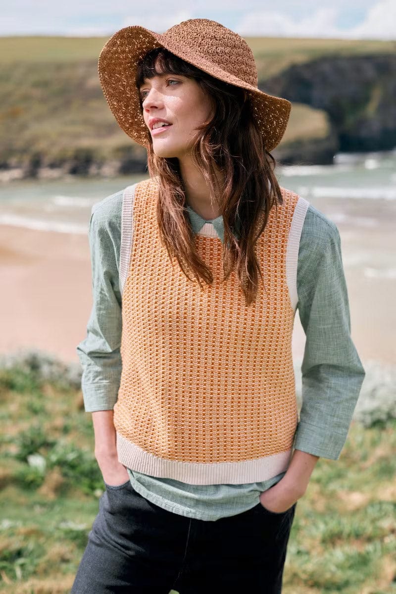 Lichen Stone Knitted Vest - Downwind Chalk Spice - Image 2