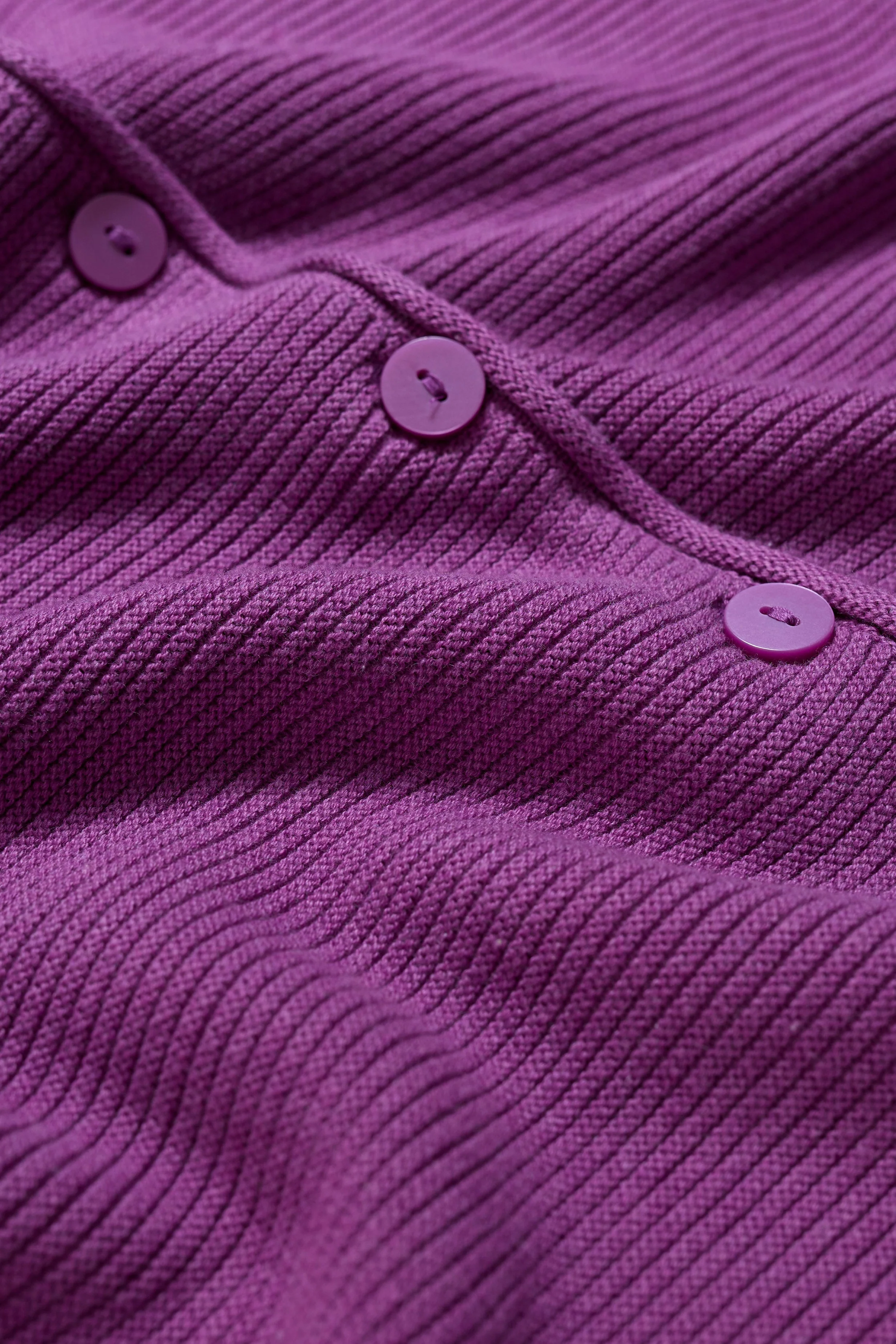 Makers Cotton Cardigan - Bright Orchid - Image 5
