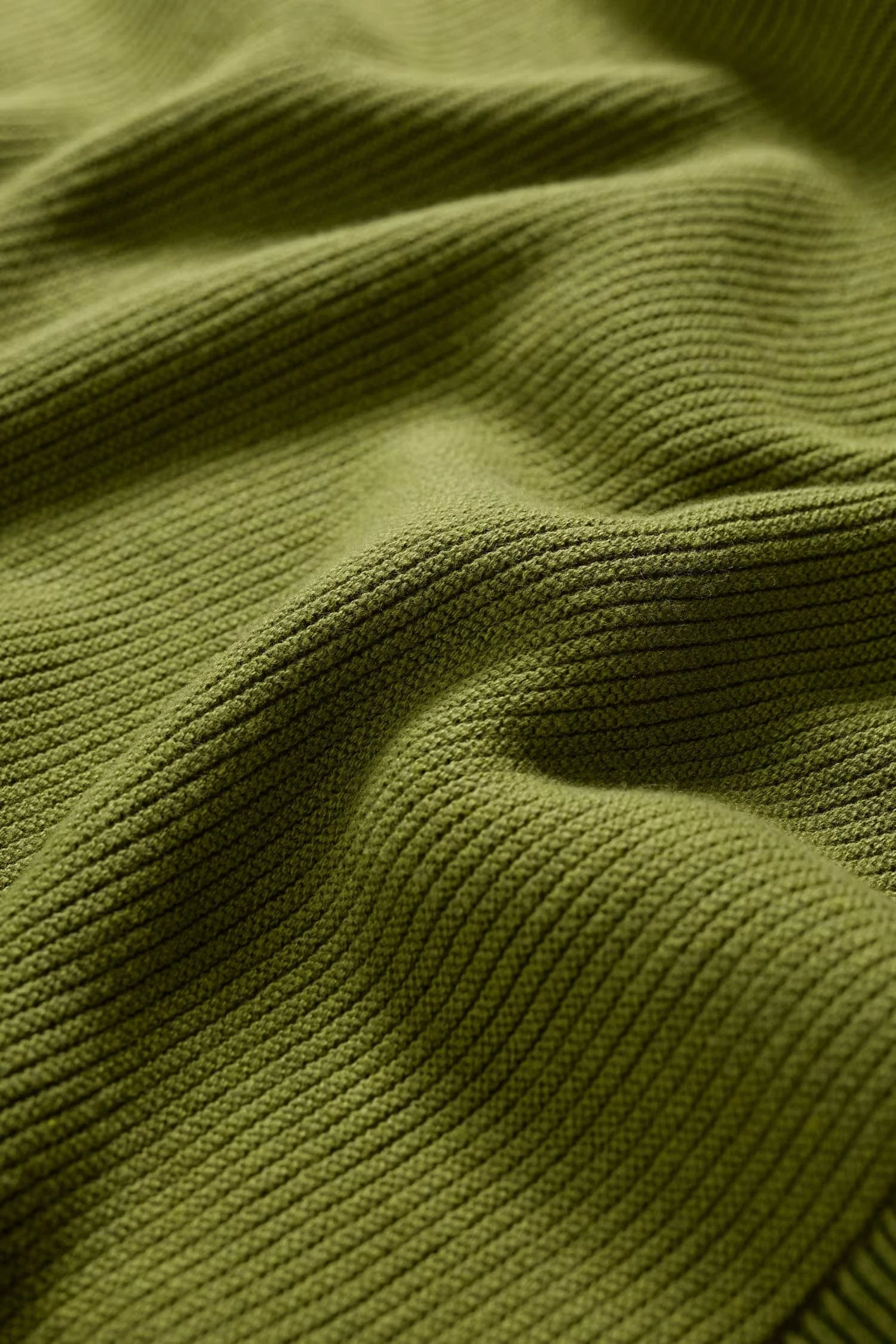 Makers Cotton Jumper - Dark Citron - Image 5