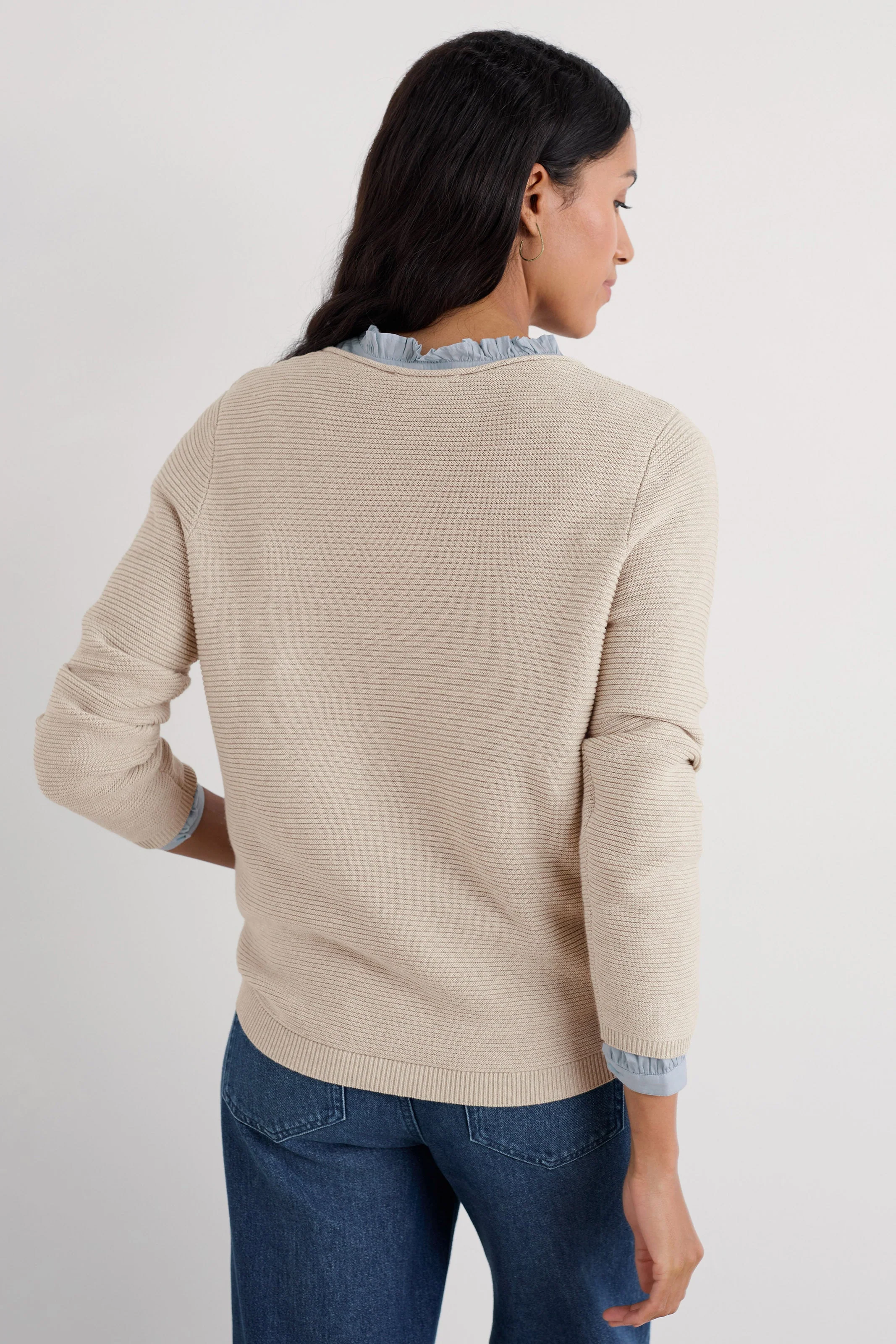 Makers Cotton Jumper - Limestone - Image 4