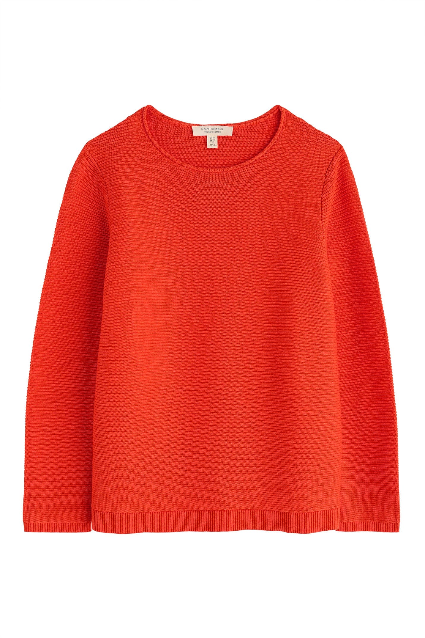 Makers Cotton Jumper - Mandarin