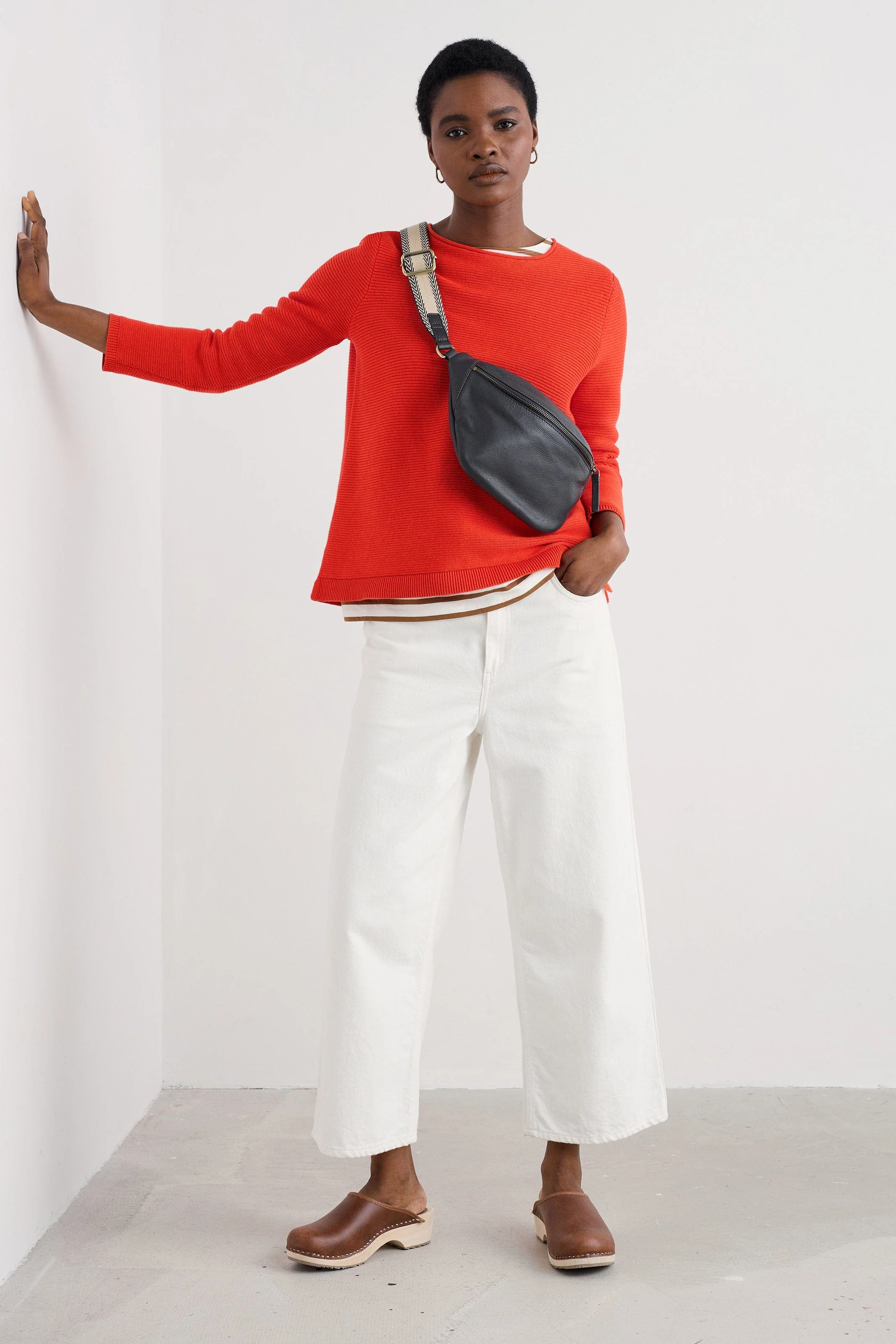 Makers Cotton Jumper - Mandarin - Image 4