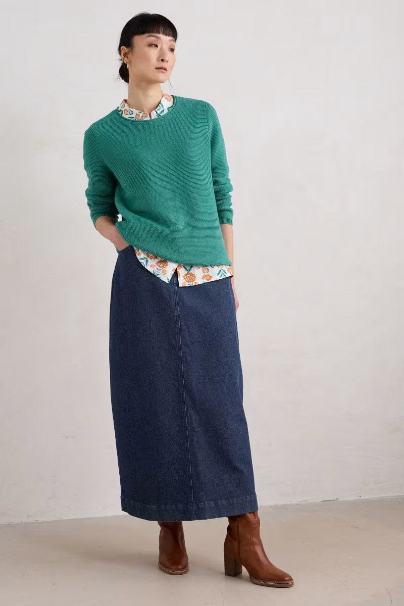 Makers Cotton Jumper - Rockpool - Image 3