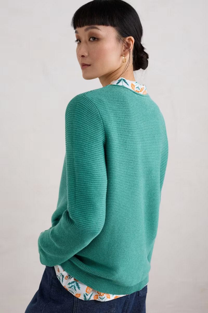 Makers Cotton Jumper - Rockpool - Image 4
