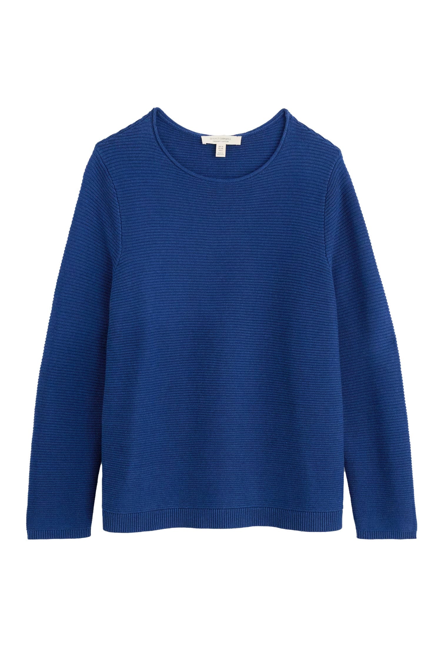 Makers Cotton Jumper - Washed Marine