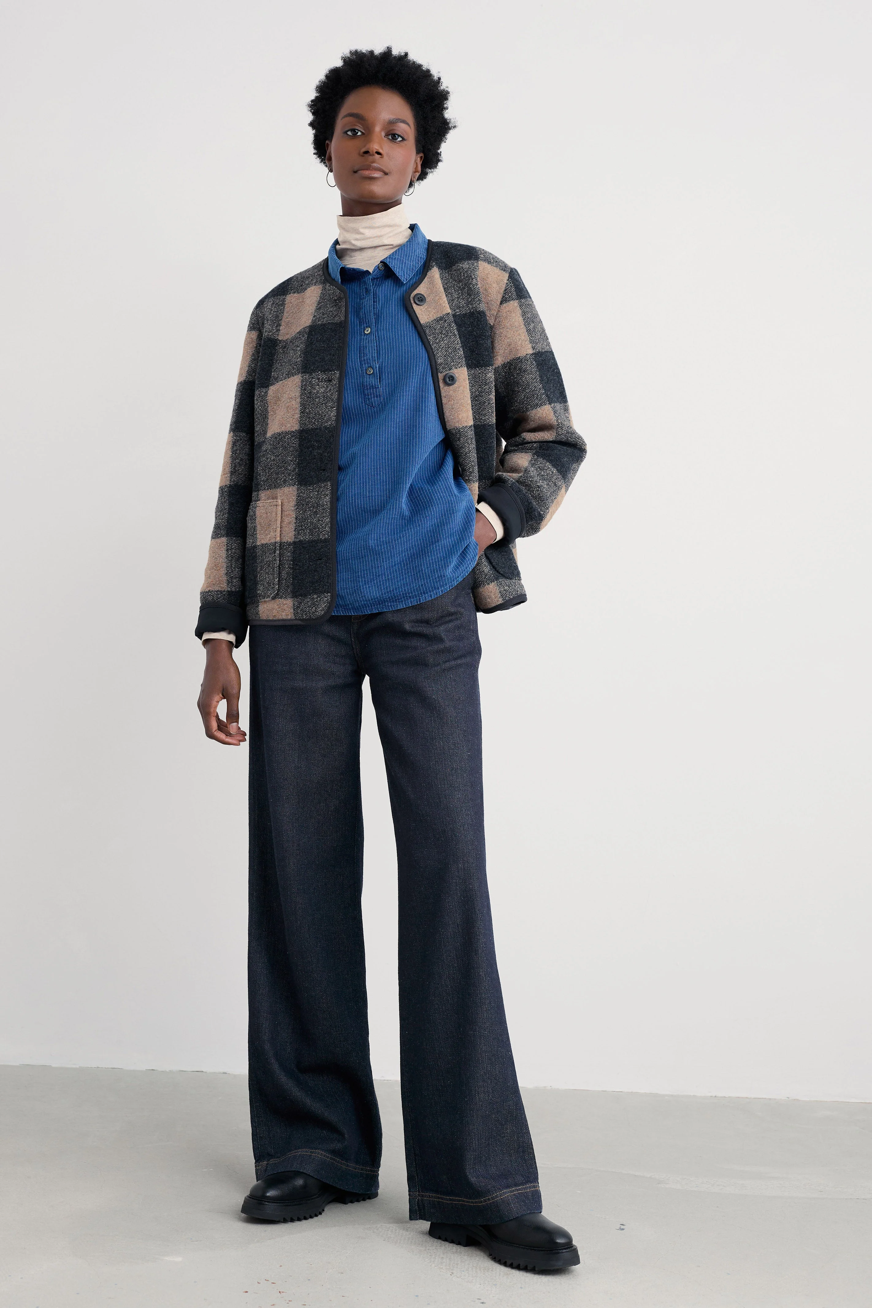 Merywen Checked Jacket - Revow Maritime - Image 4