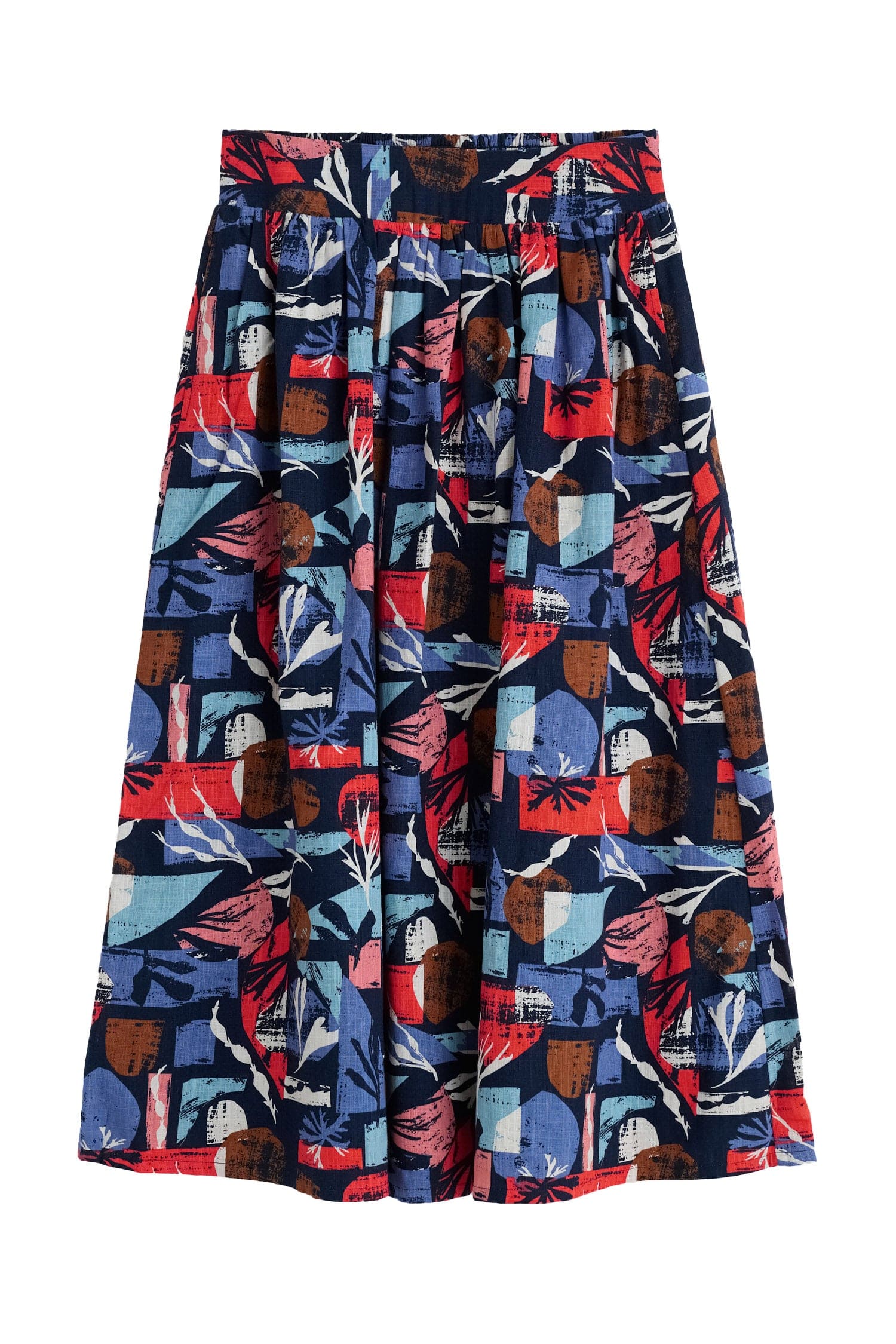 Mevagissey Organic Cotton Skirt - Marine Forms Mussel