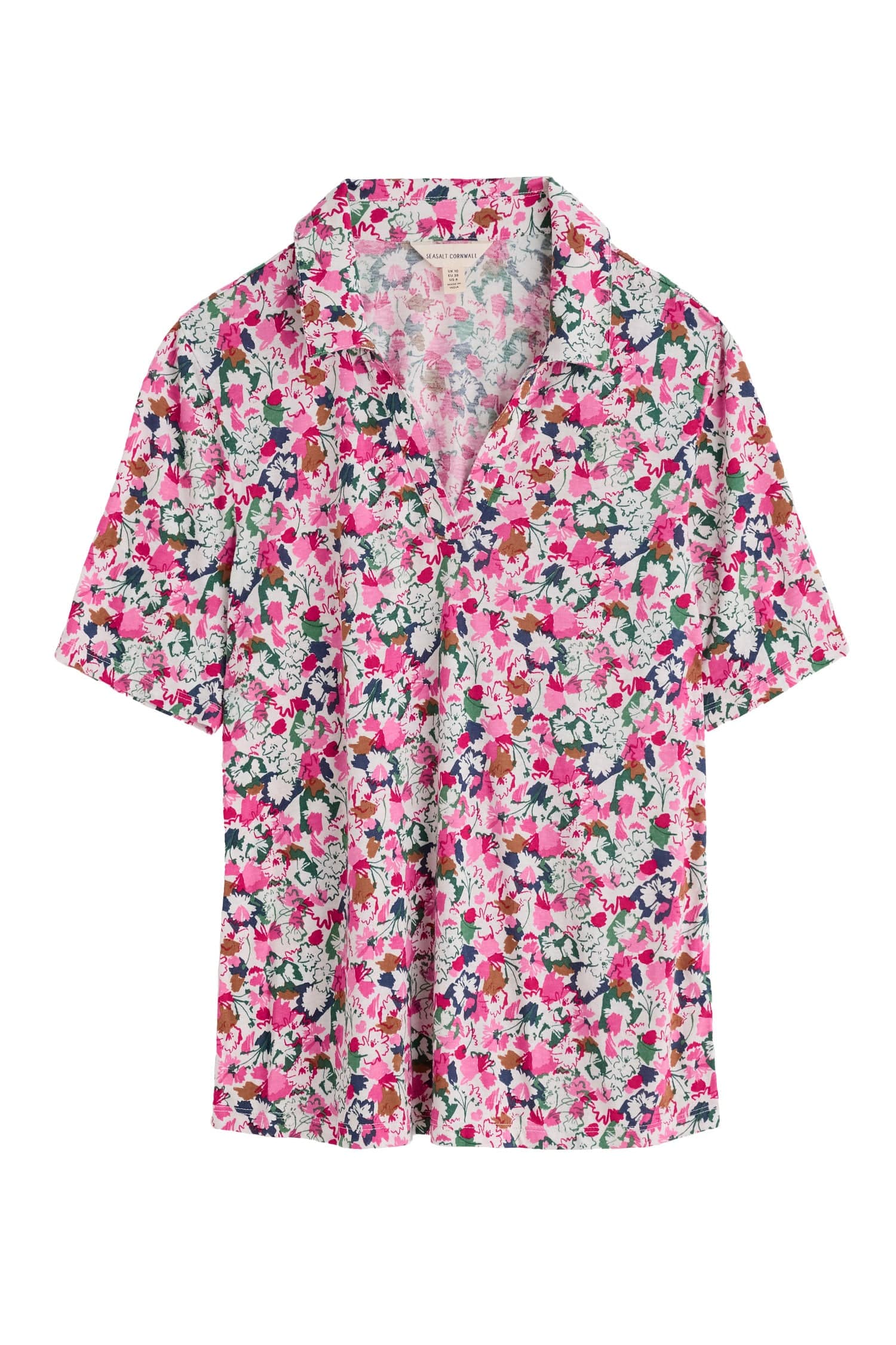 Misty Sky Jersey Shirt - Blossom Sketch Chalk