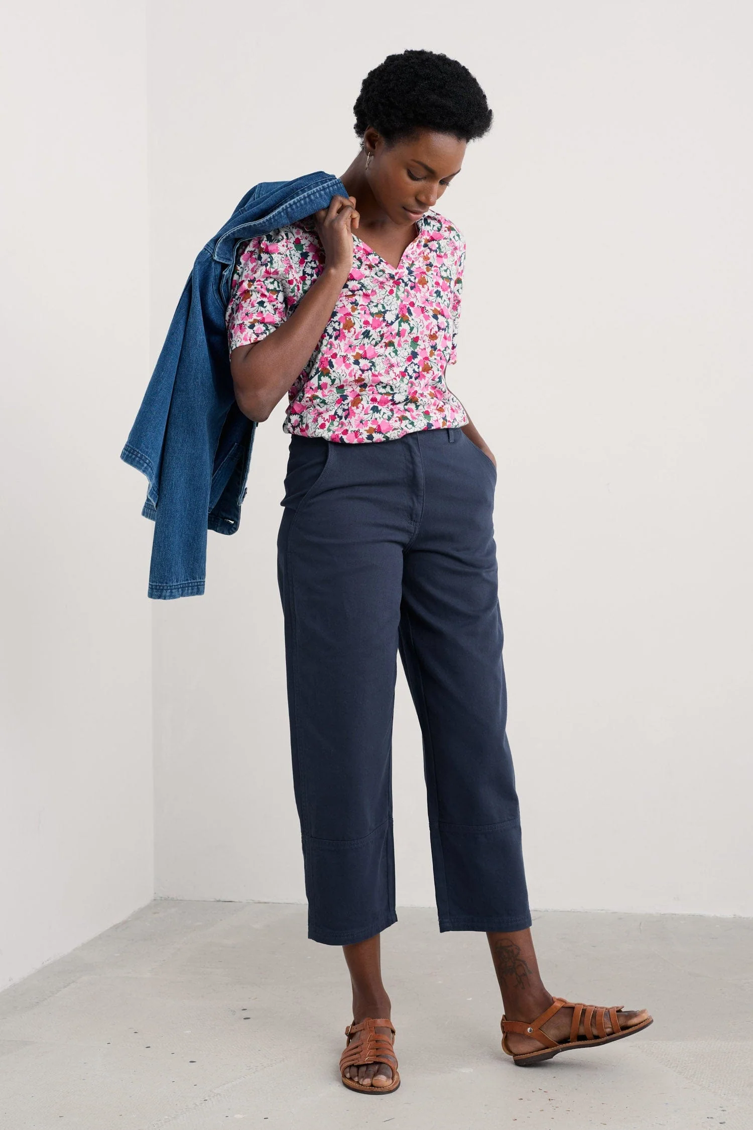 Misty Sky Jersey Shirt - Blossom Sketch Chalk - Image 5