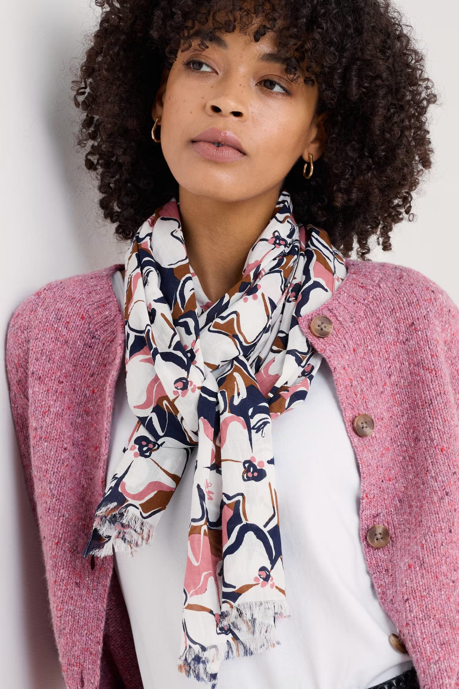 New Everyday Scarf - Campion Bloom Toffee - Image 2