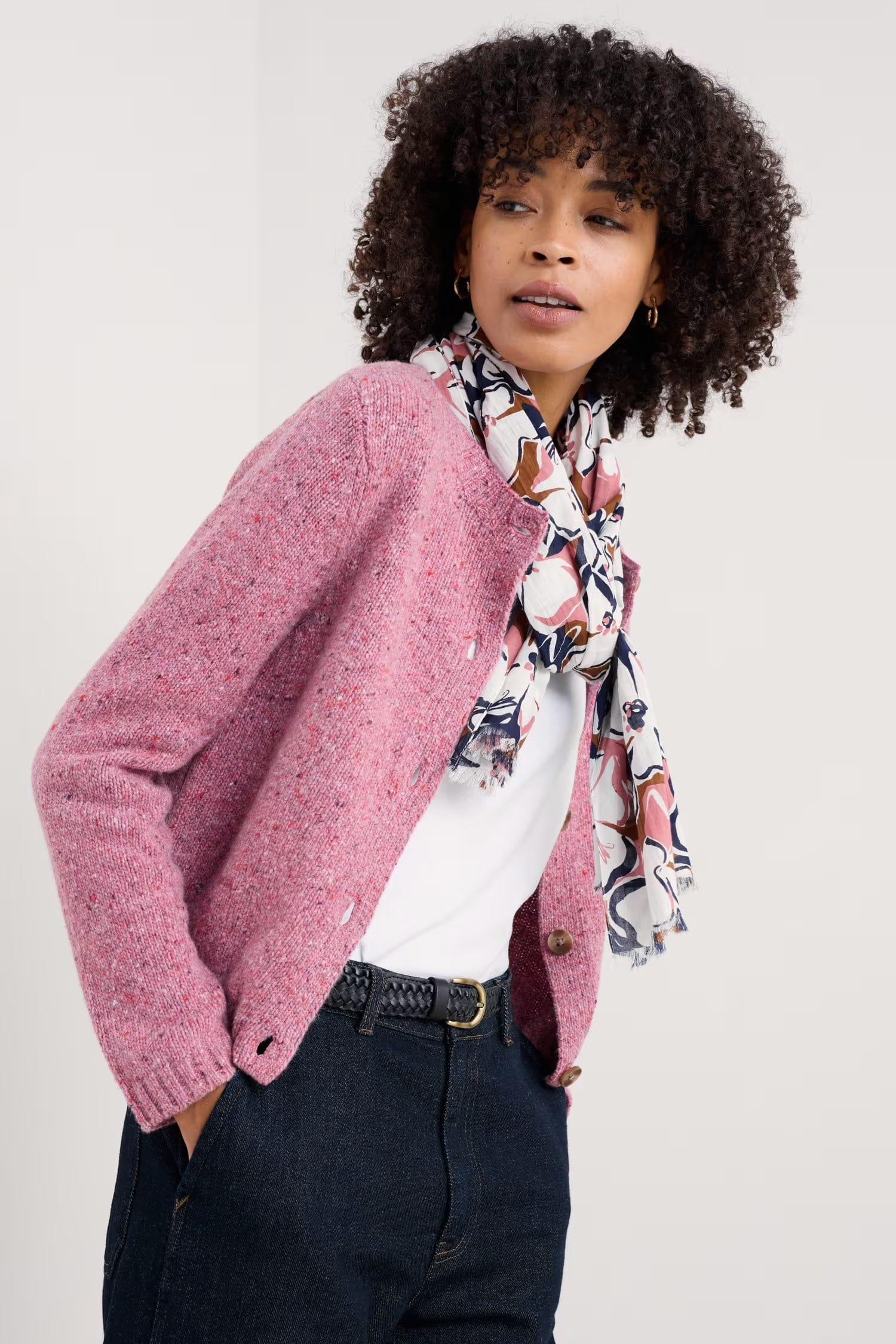 New Everyday Scarf - Campion Bloom Toffee - Image 3