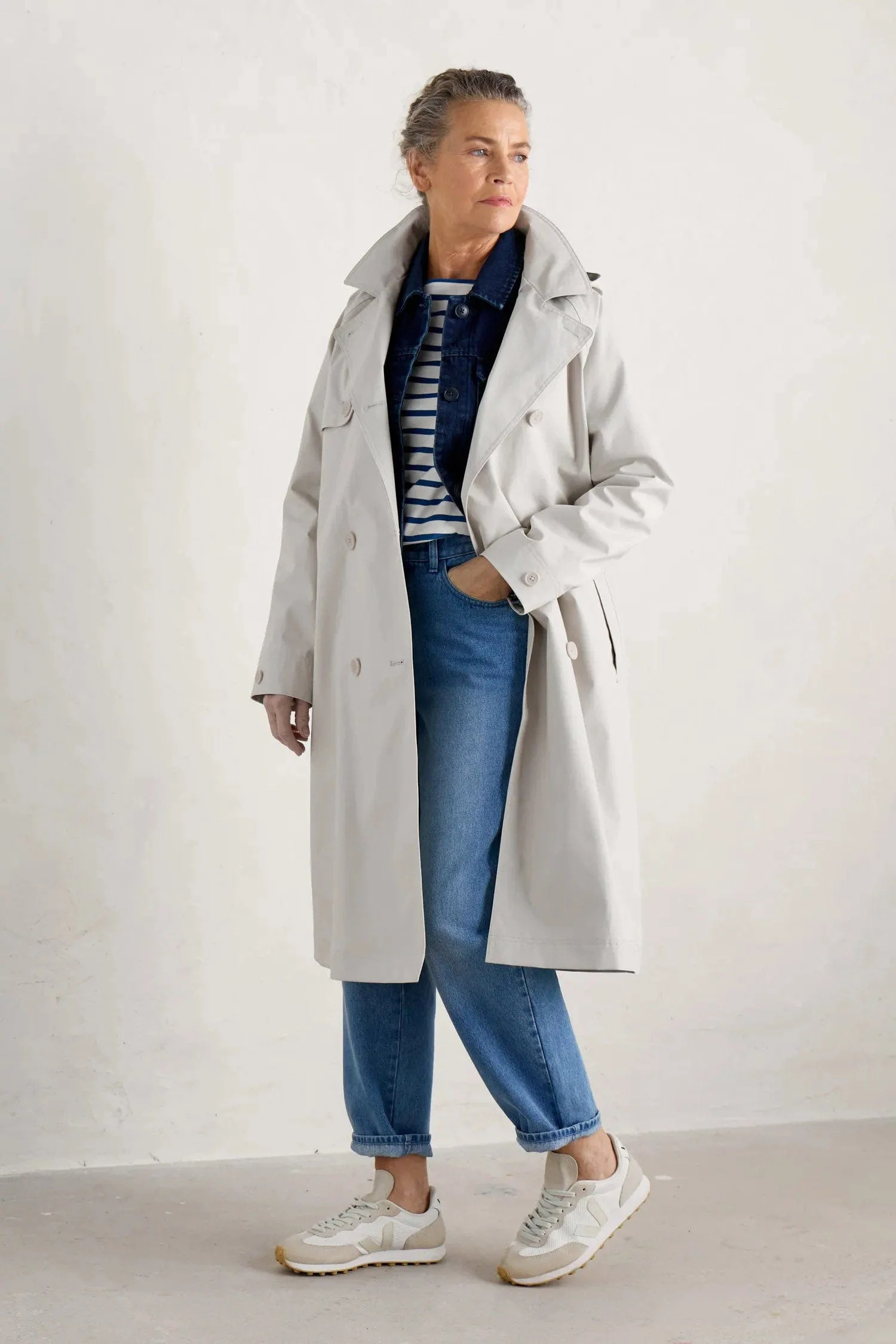Penweathers Trench Coat - Driftwood - Image 3