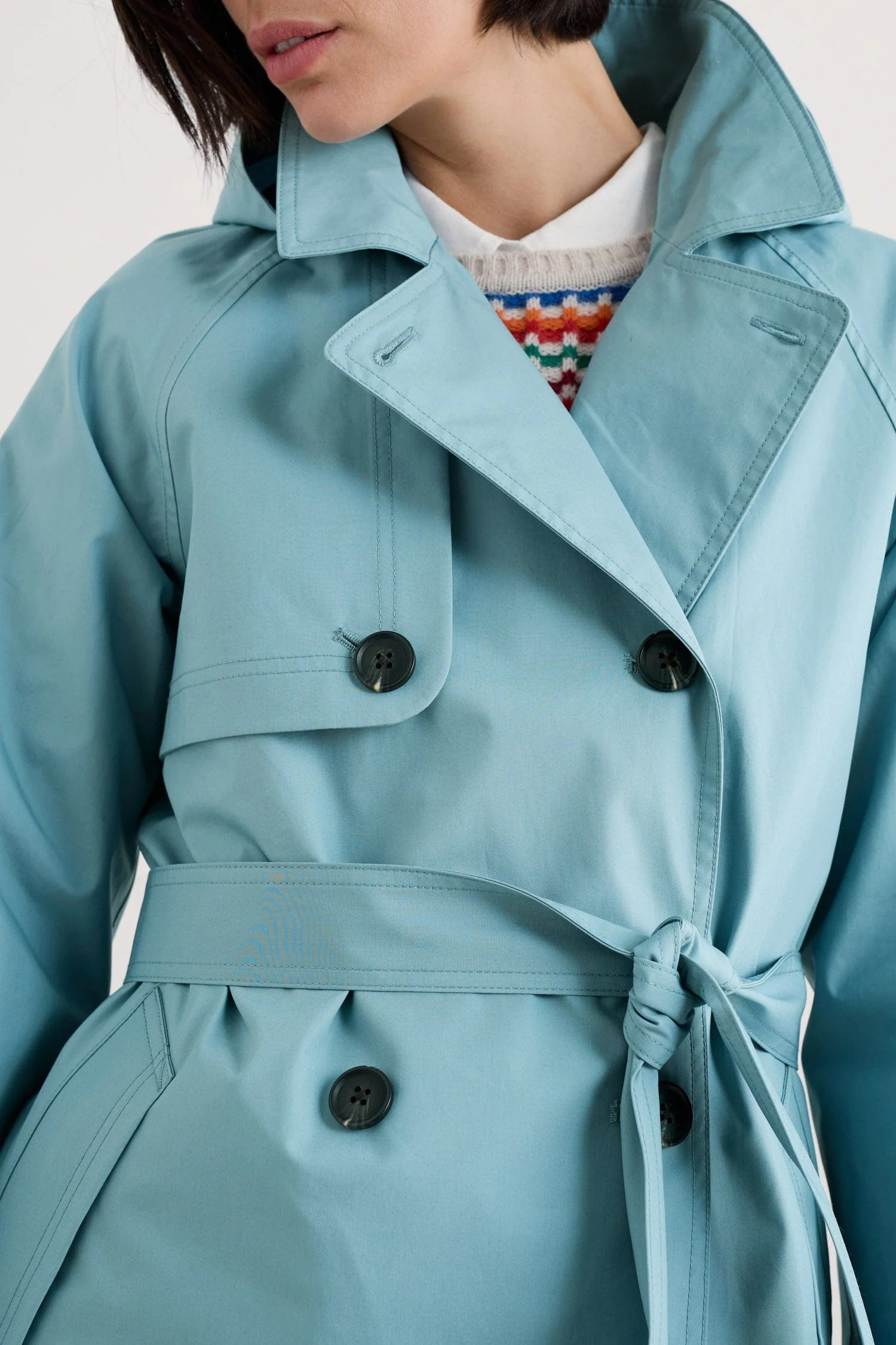 Penweathers Trench Coat - Hail - Image 5