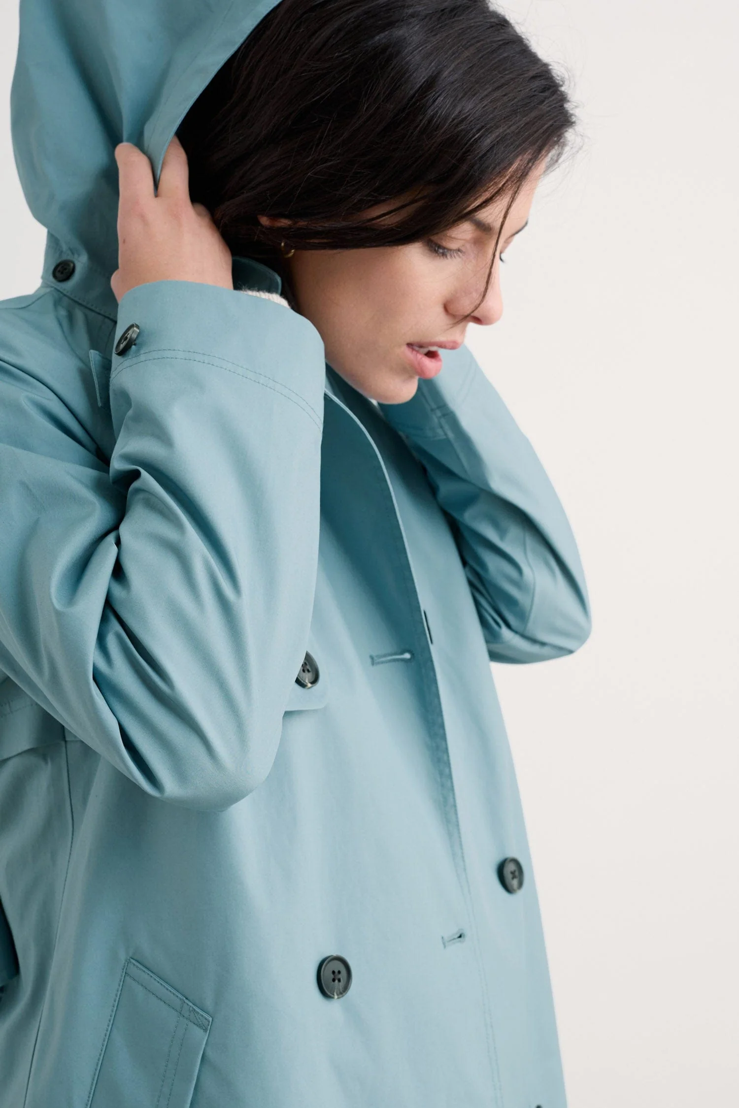 Penweathers Trench Coat - Hail - Image 7