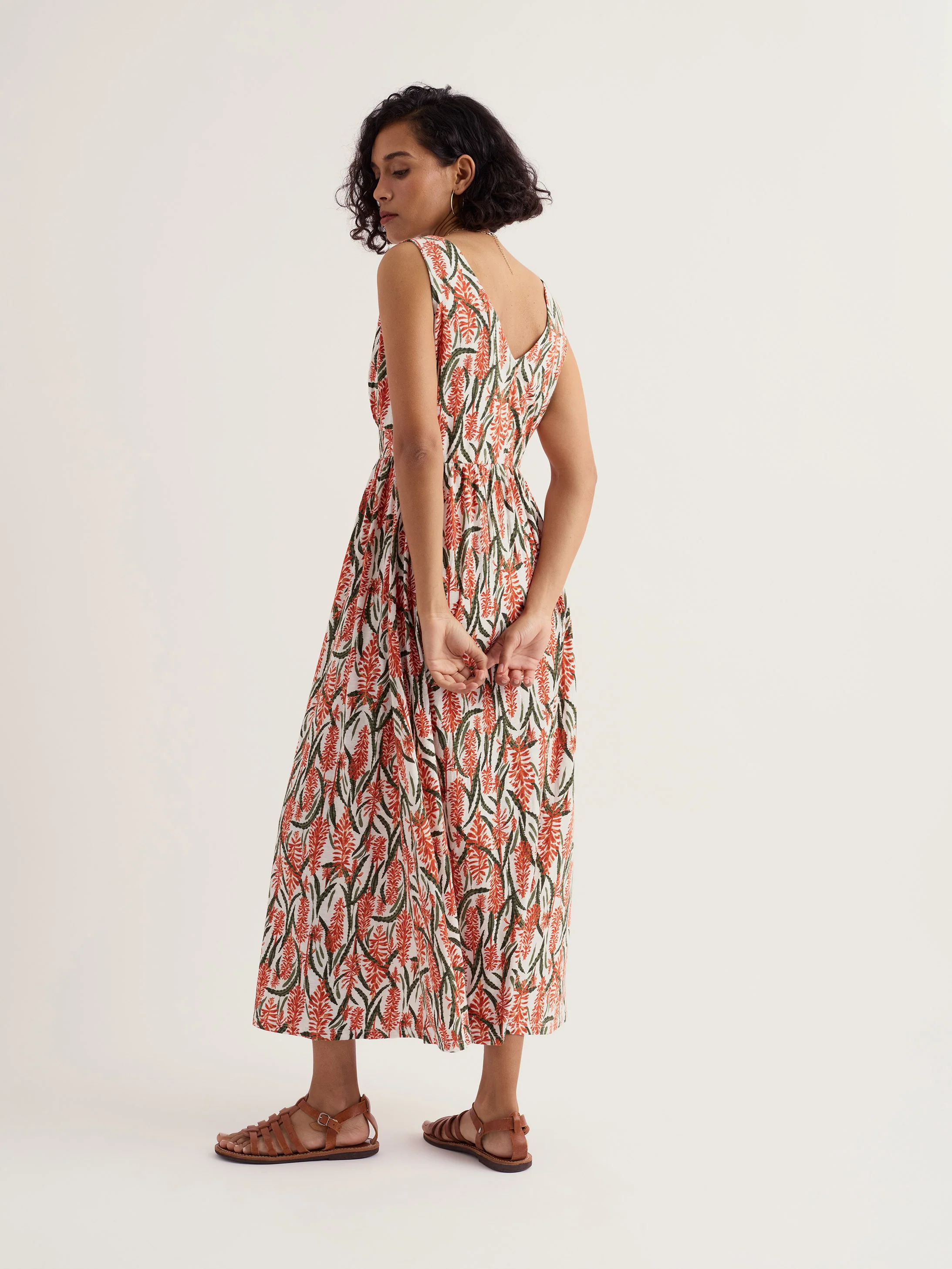 Polmanter Dress - Red Hot Poker Chalk - Image 6