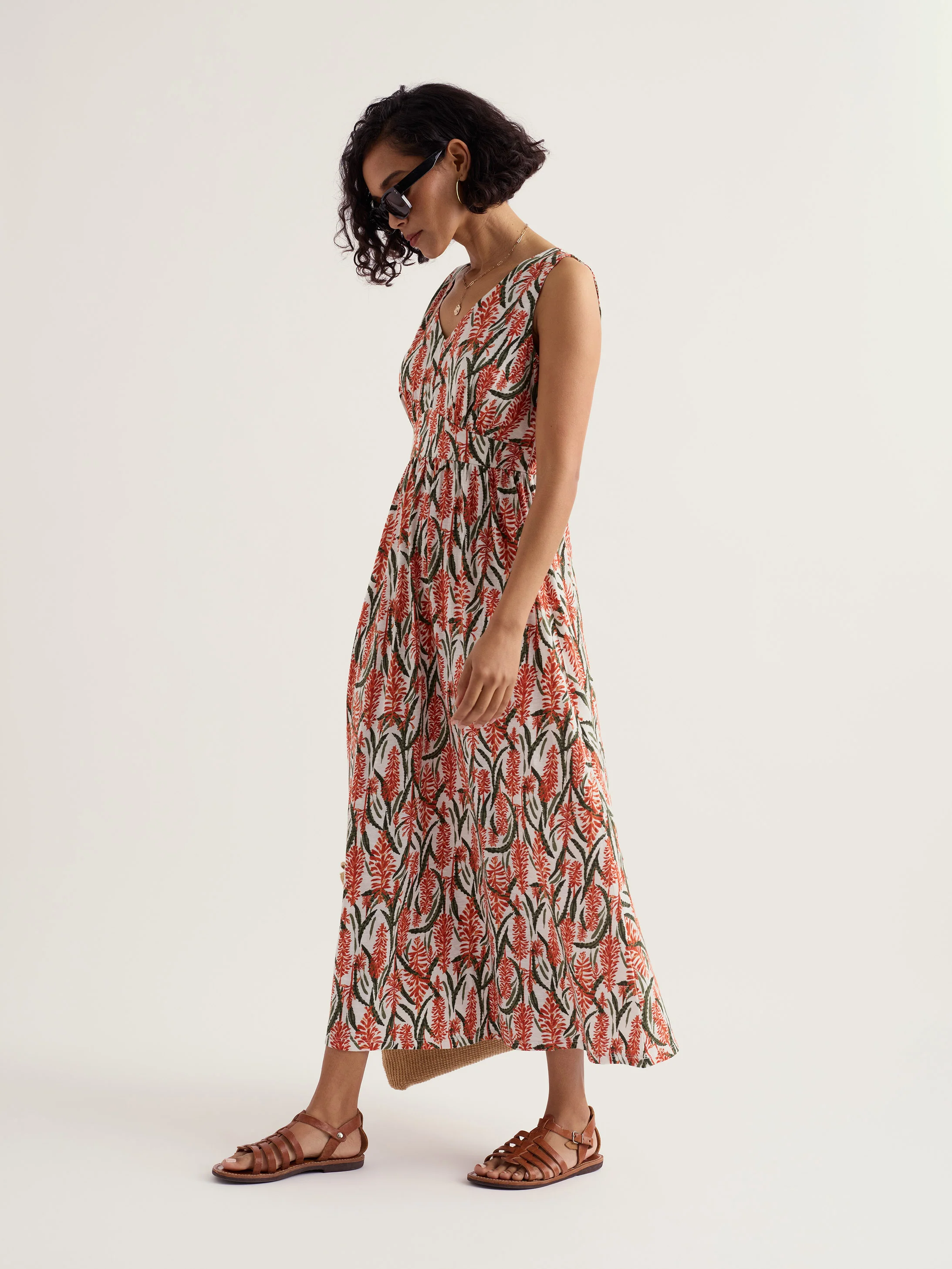 Polmanter Dress - Red Hot Poker Chalk - Image 7