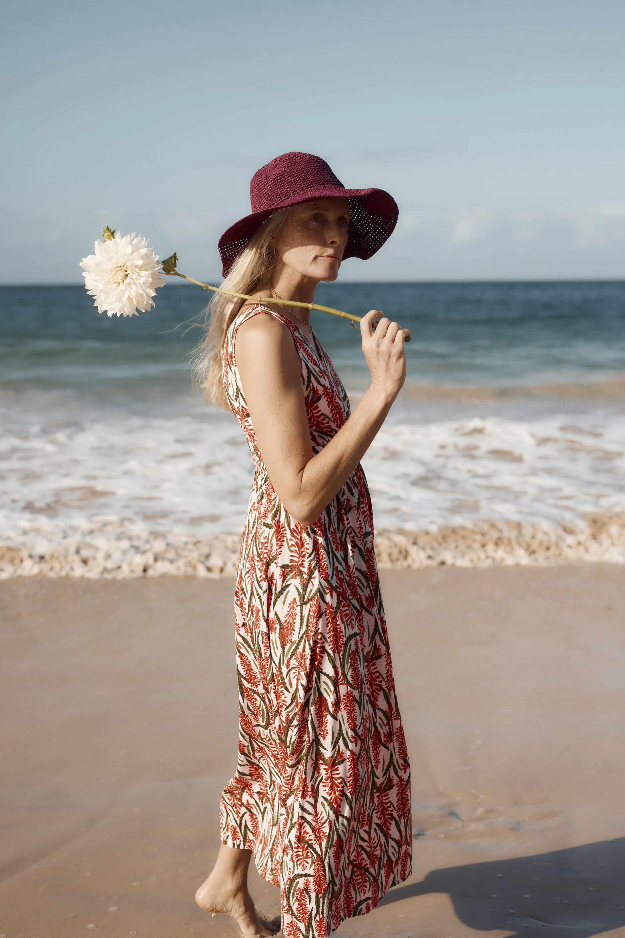 Polmanter Dress - Red Hot Poker Chalk - Image 9