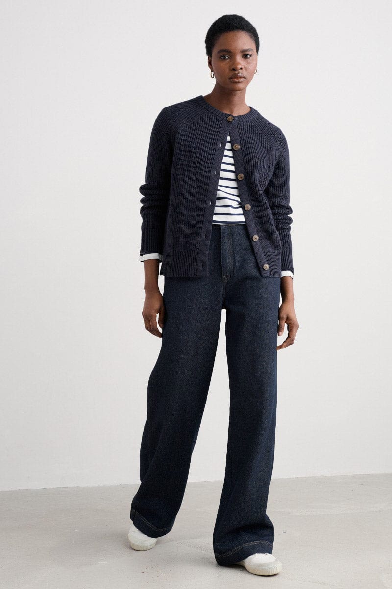 Potters Meadow Organic Cotton Cardigan - Maritime - Image 2