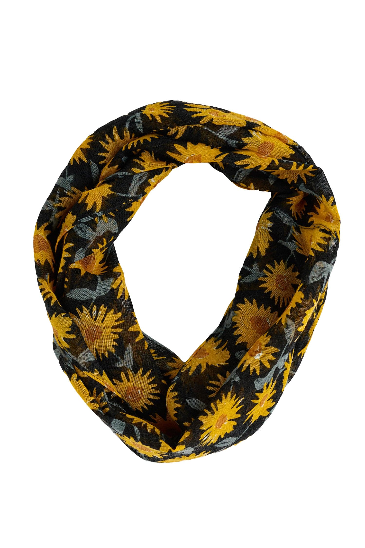 Pretty Circle Scarf - Arty Daisy Inkwell