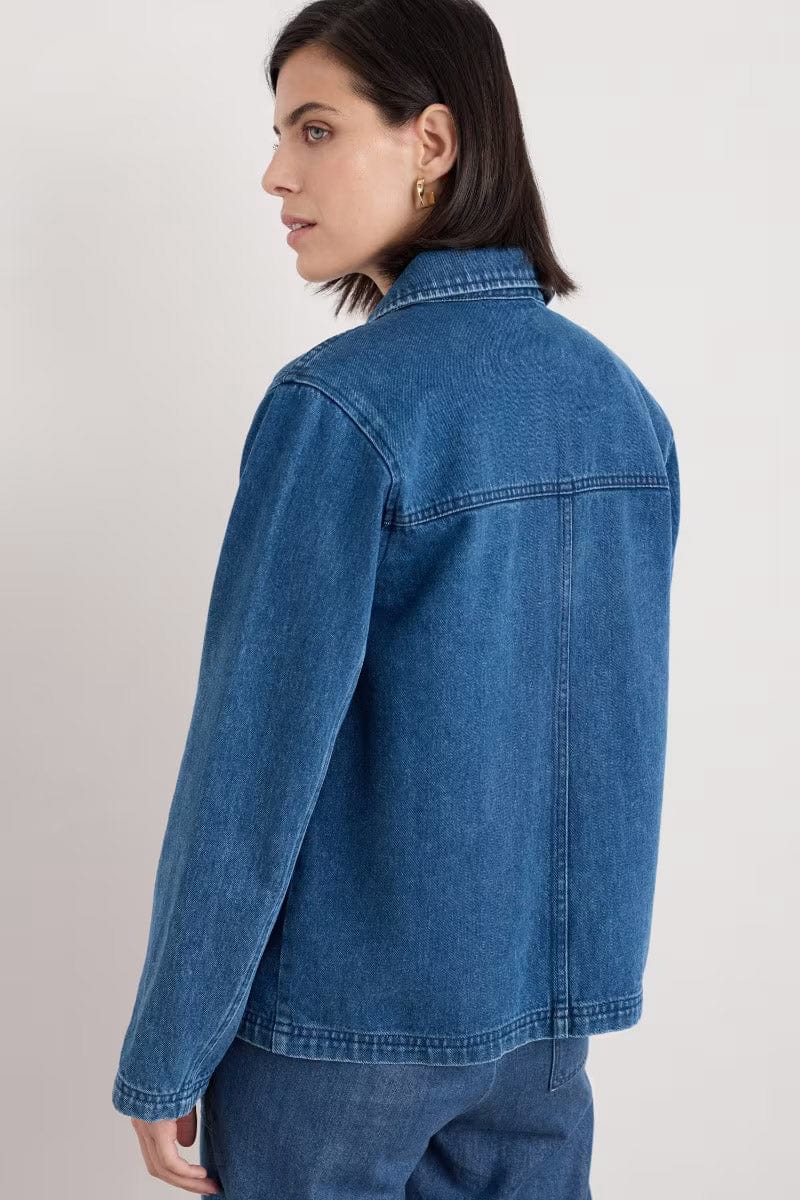 Reading Rocks Denim Jacket - Mid Wash High Twist - Image 3
