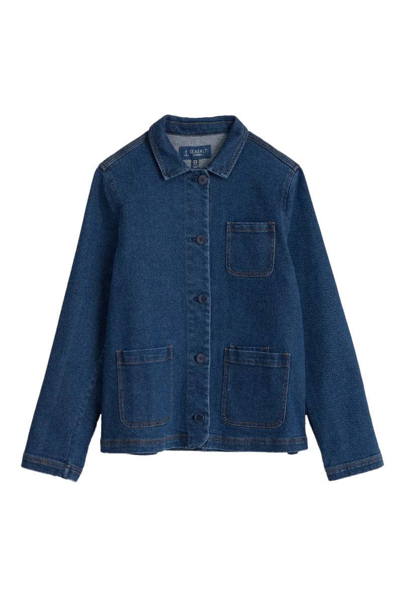 Reading Rocks Jacket - Mid Indigo Wash