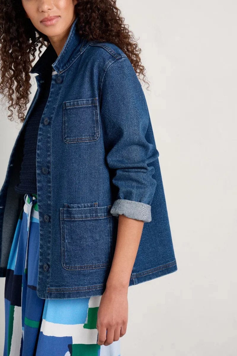 Reading Rocks Jacket - Mid Indigo Wash - Image 5