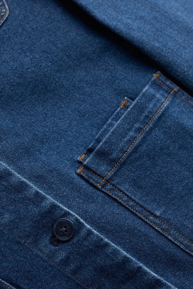 Reading Rocks Jacket - Mid Indigo Wash - Image 6