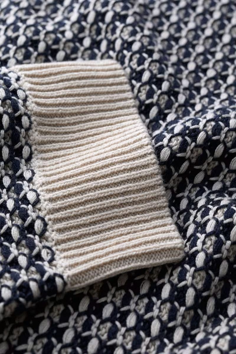 Reed Bunting Knitted Top - Downwind Chalk Maritime - Image 5