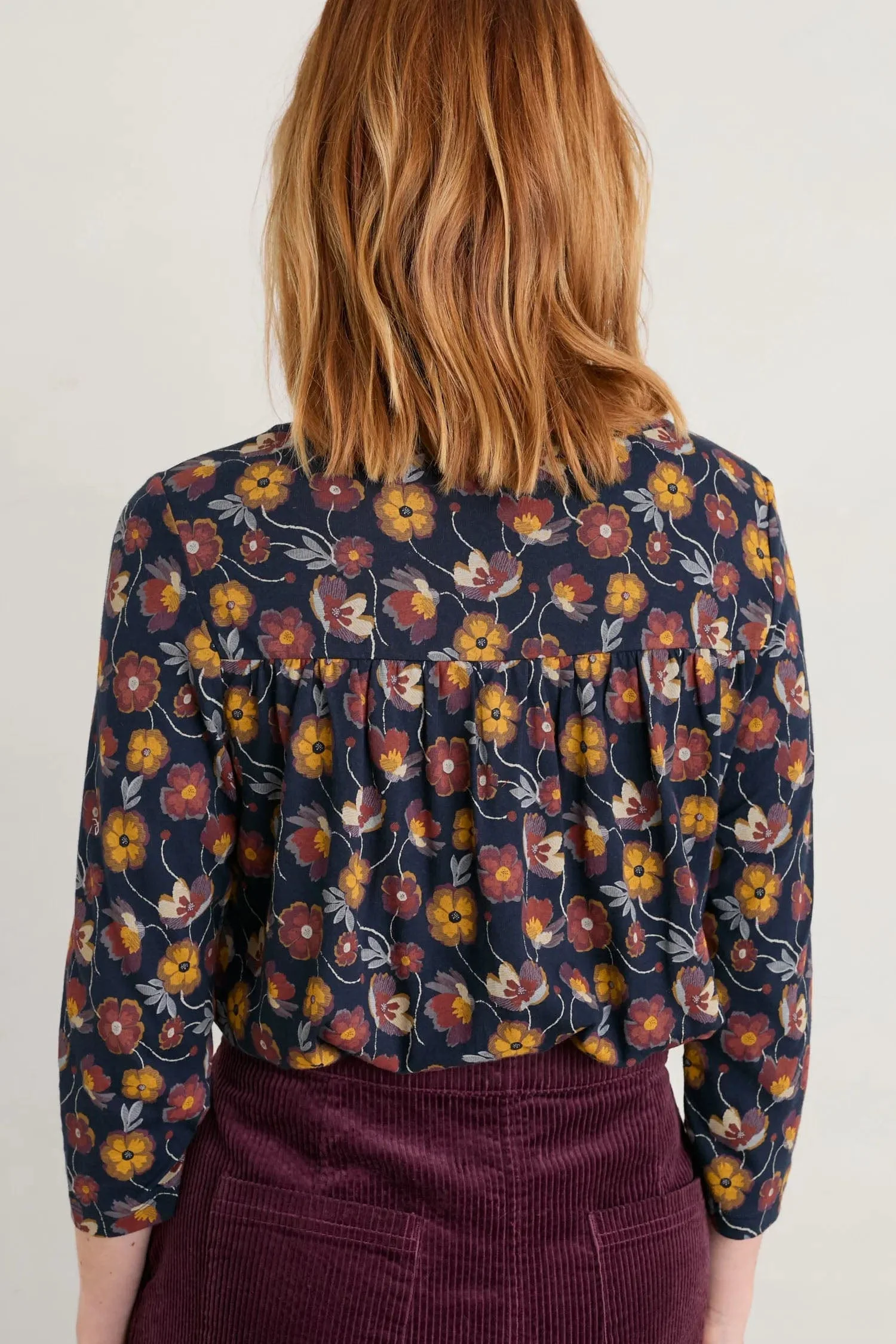 River's End Top - Poppy Tapestry Maritime - Image 3