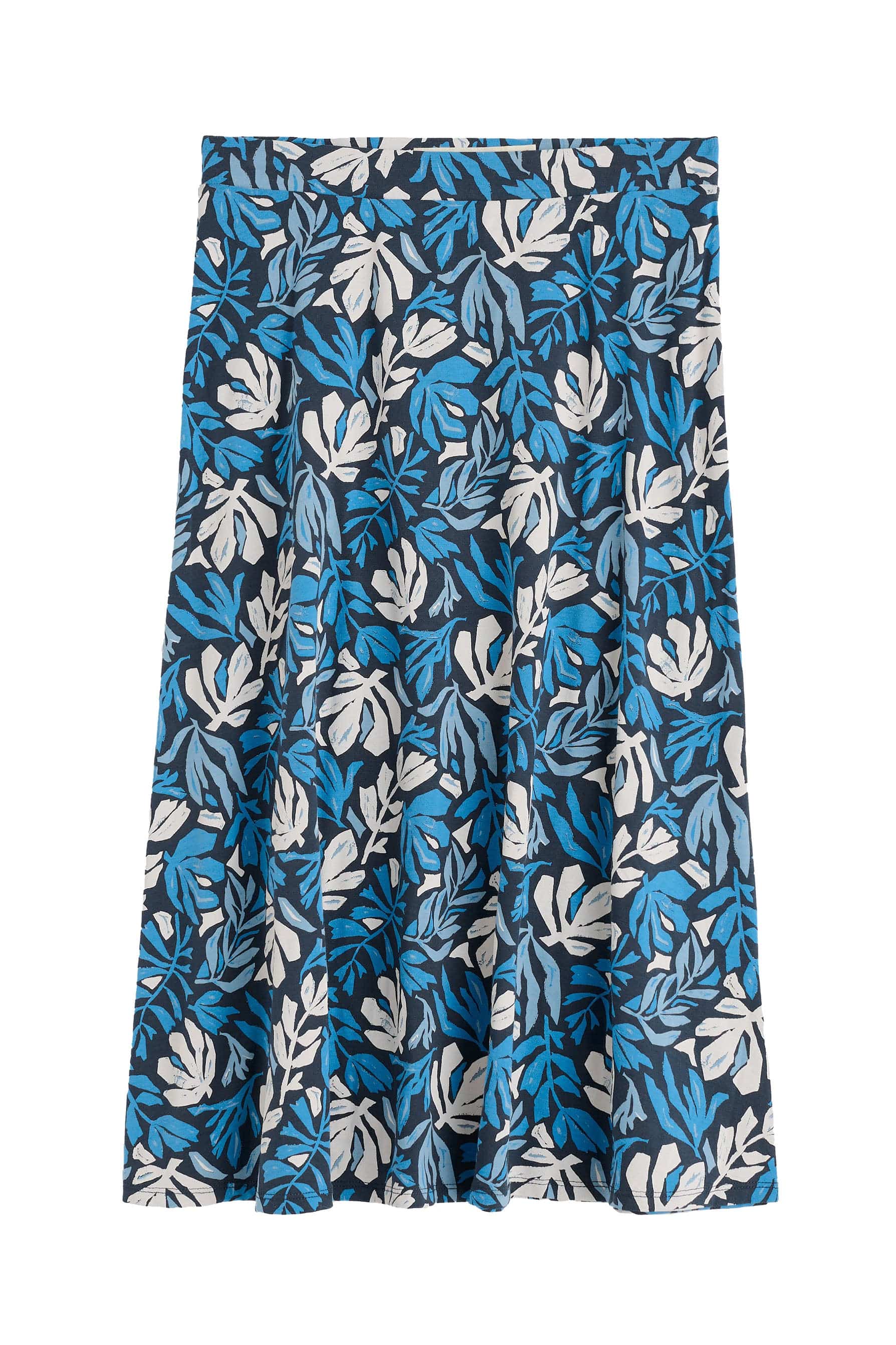 Rose A-Line Skirt - Cut Out Seaweed Maritime