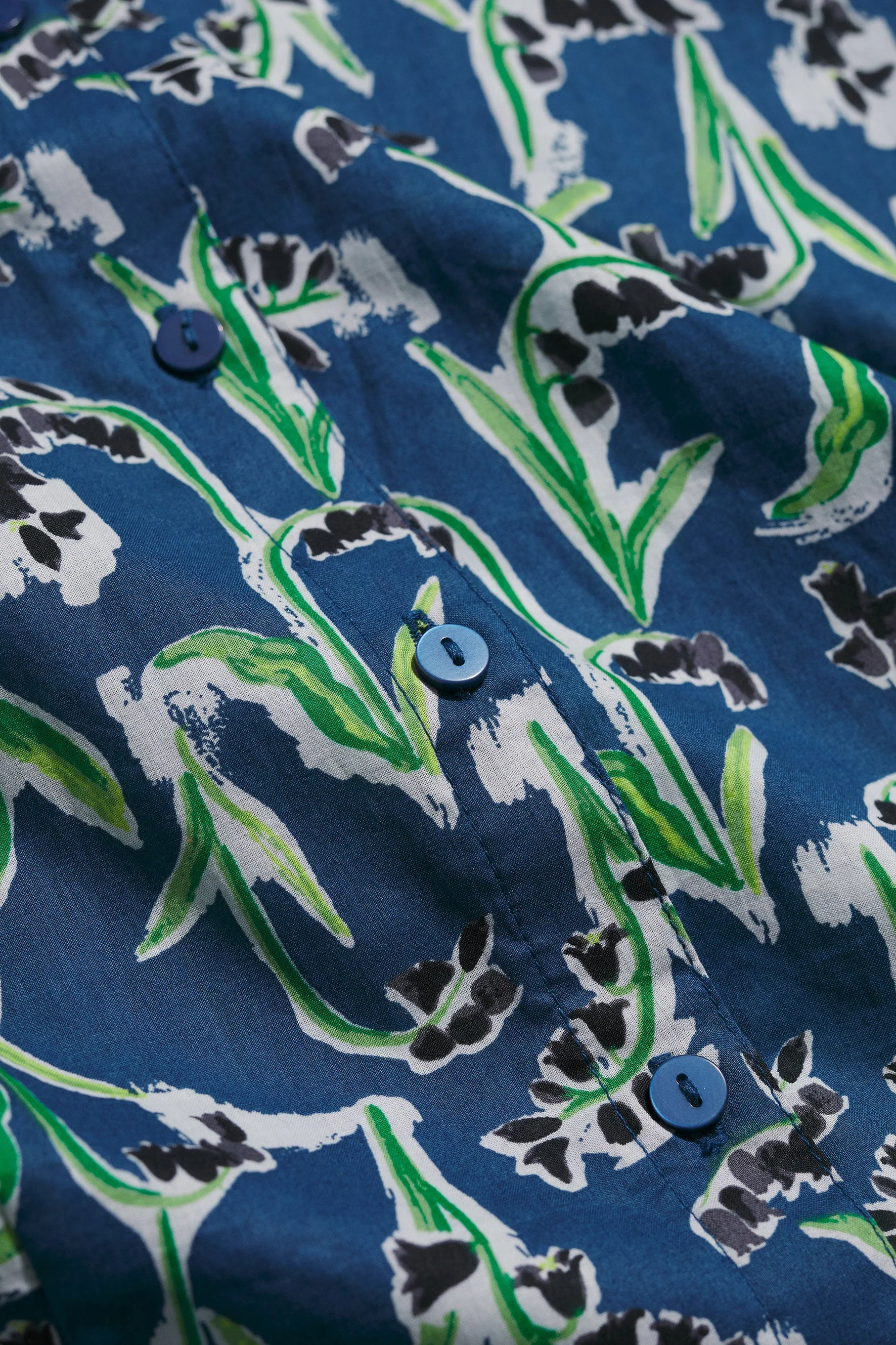 Rushmaker Shirt - Painty Bluebell Dark Voyage - Image 5