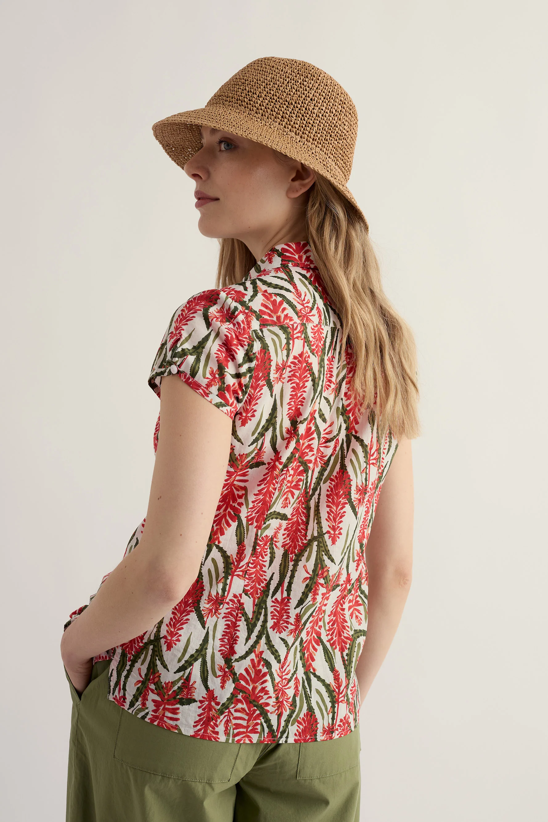 Rushmaker Shirt - Red Hot Poker Chalk - Image 4