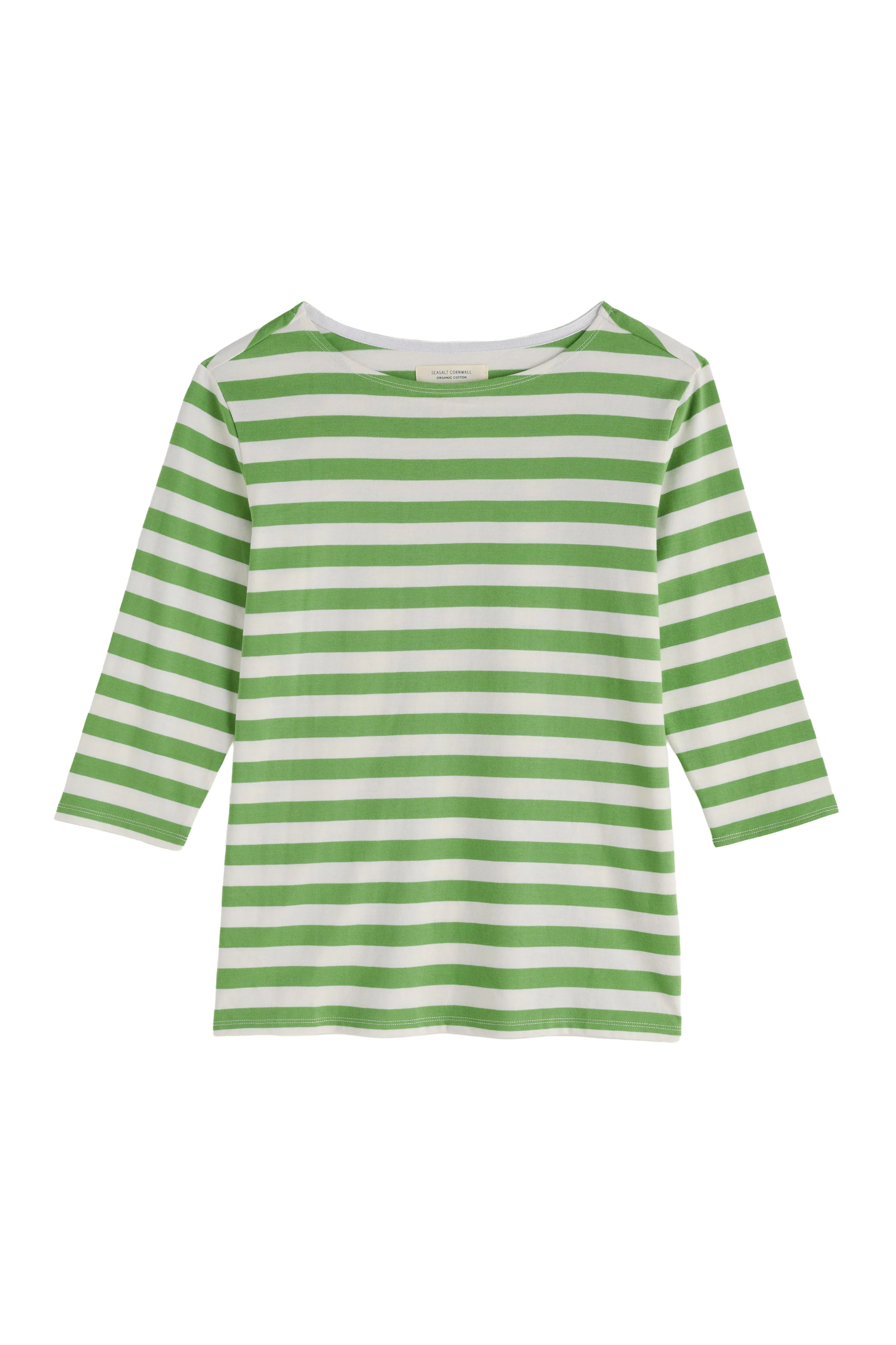 Sailor Organic Cotton Jersey Top - Scallion Clover Leaf