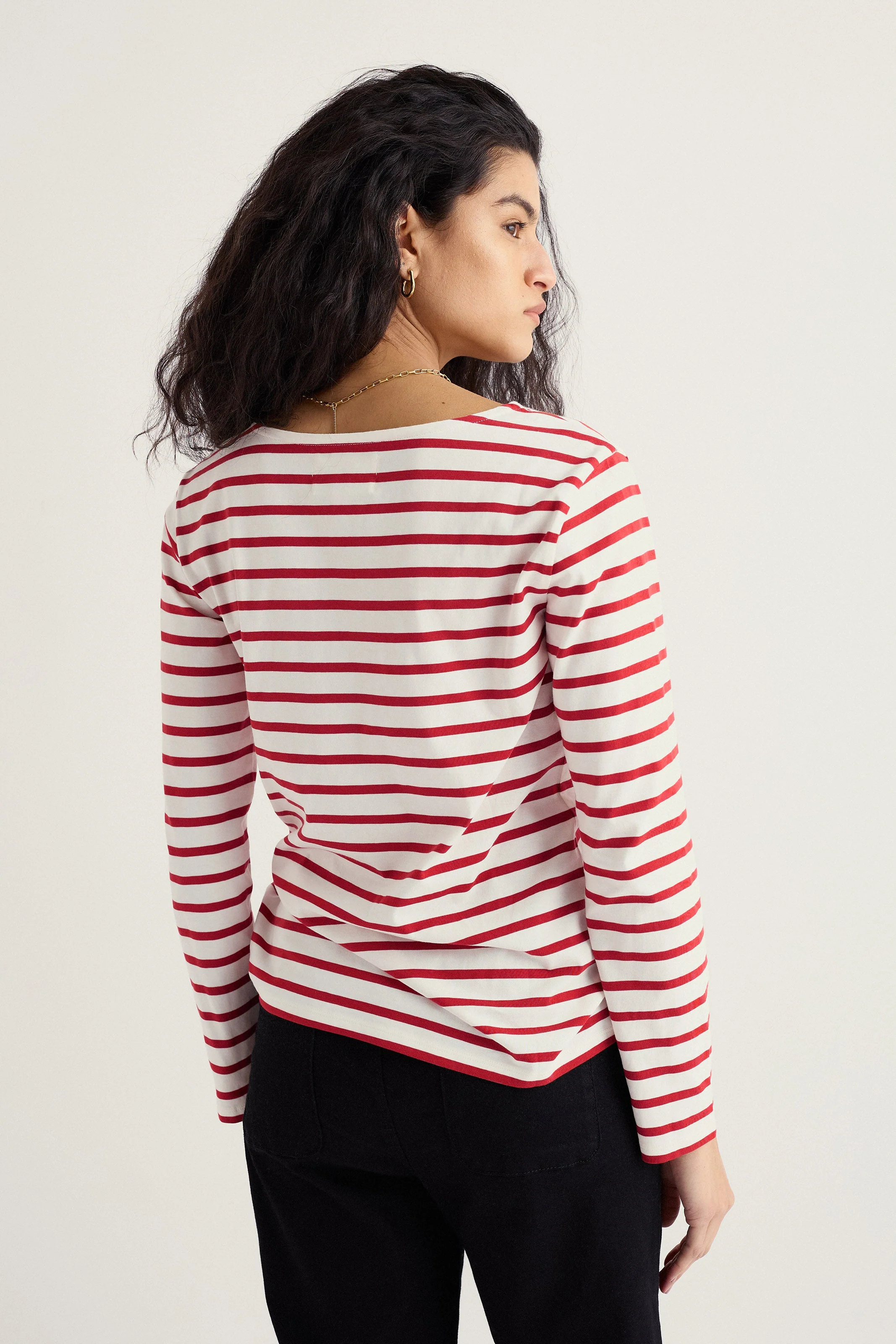 Sailor Shirt - Breton Deep Rust - Image 3